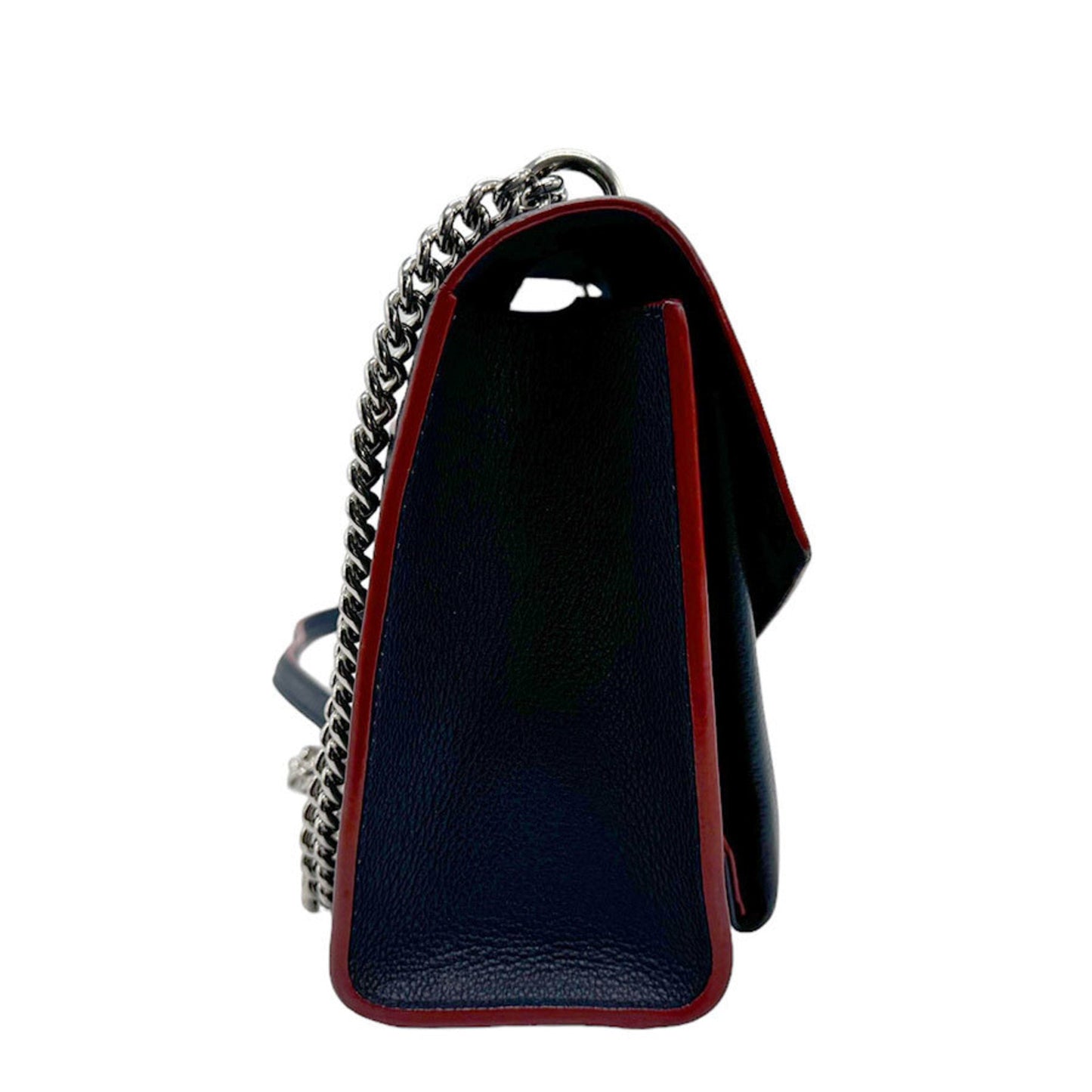 Louis Vuitton Navy Leather Shoulder Bag