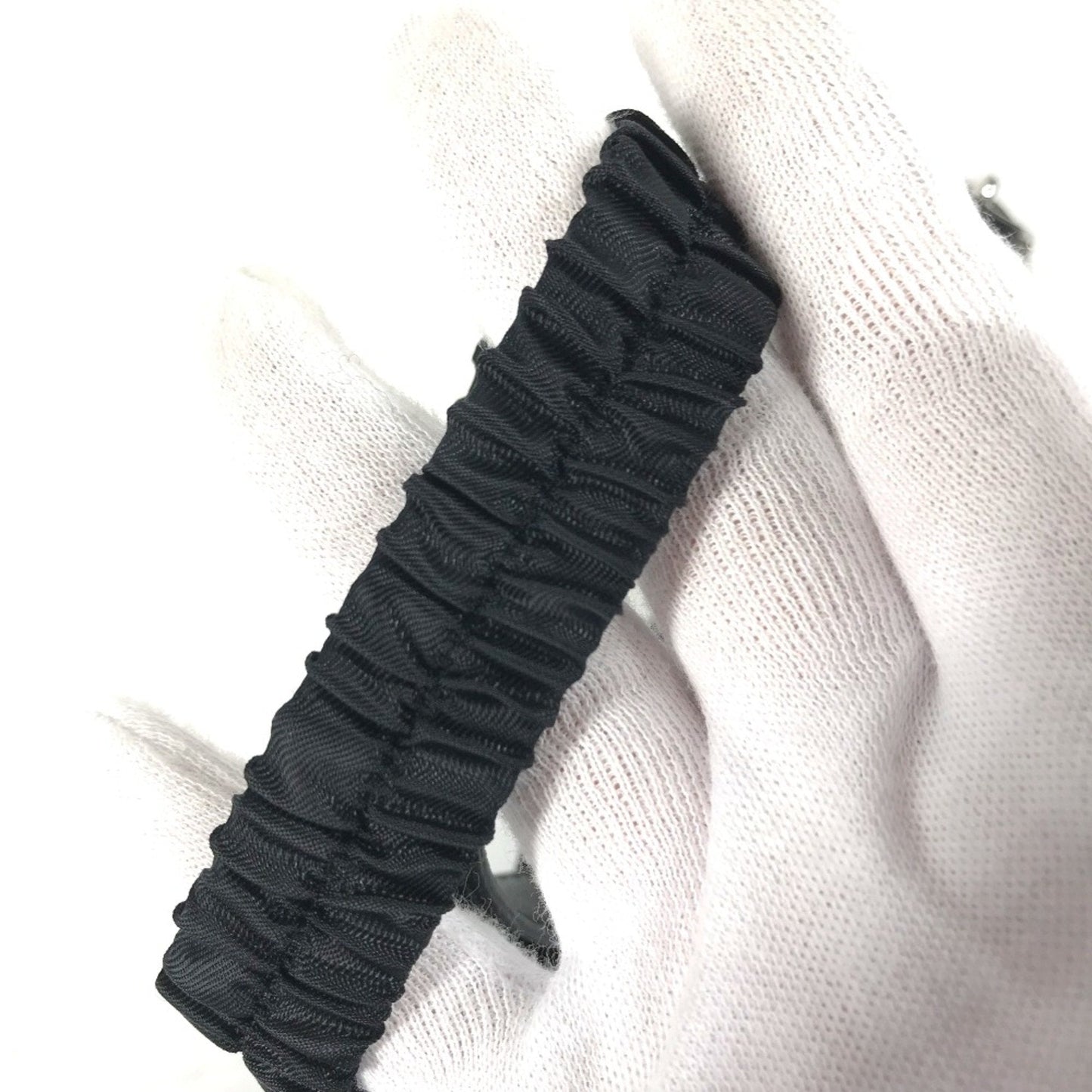 Louis Vuitton Black Leather Chain/Shoulder Wallet