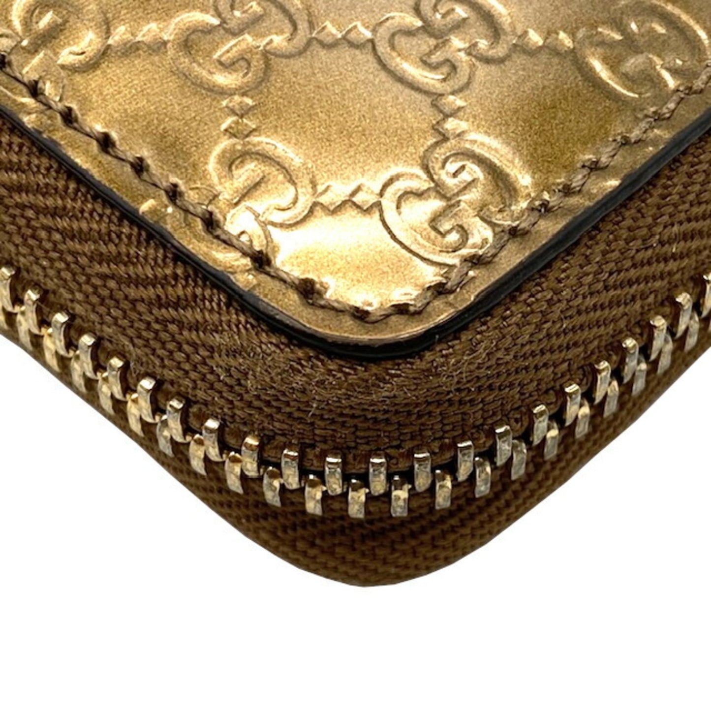 Gucci Gold Long Bill Wallet (Bi-Fold)