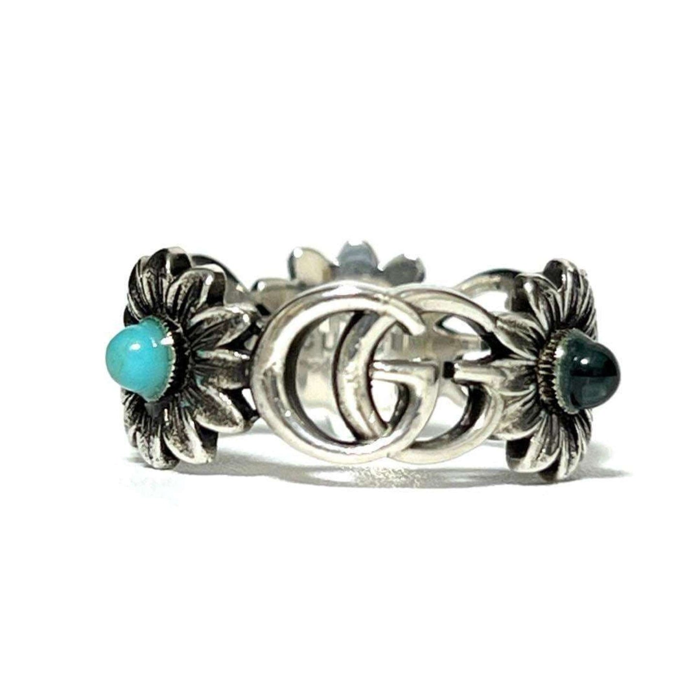 Gucci Silver Resin Silver 925 Band Ring
