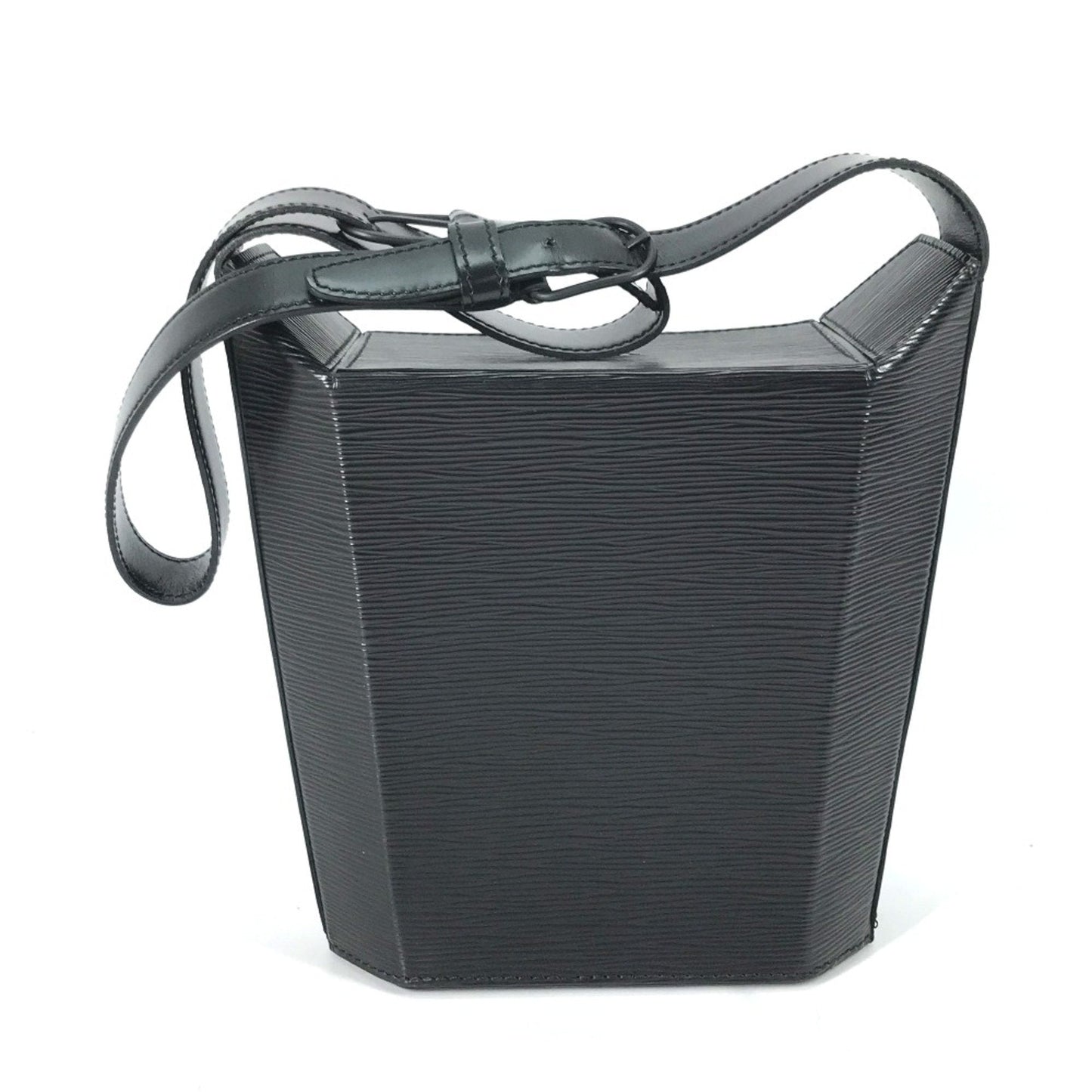 Louis Vuitton Black Leather Shoulder Bag