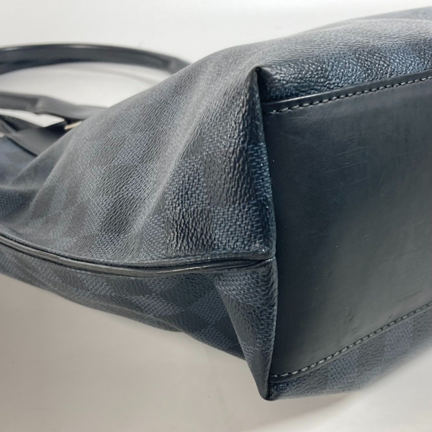 Louis Vuitton Navy Damier Canvas Shoulder Bag Tote Bag