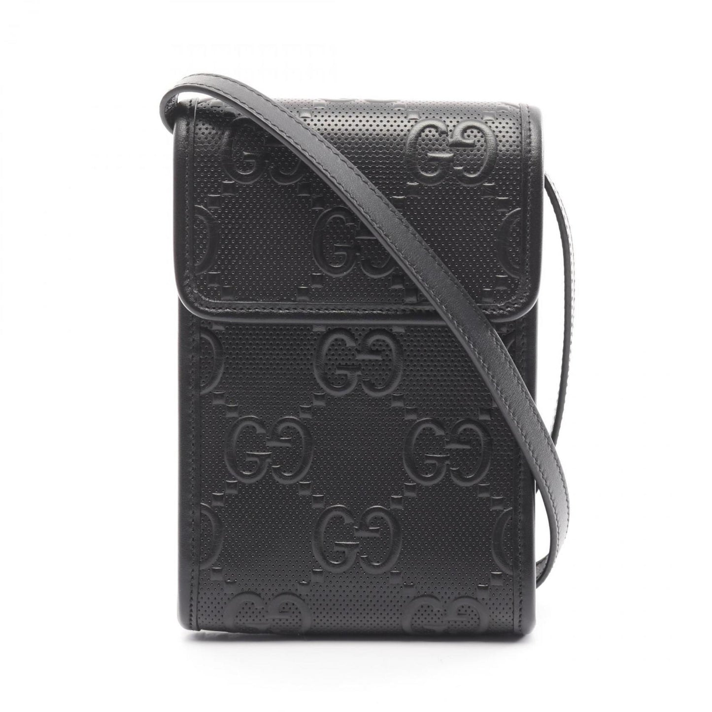 Gucci Black Leather Shoulder Bag ()