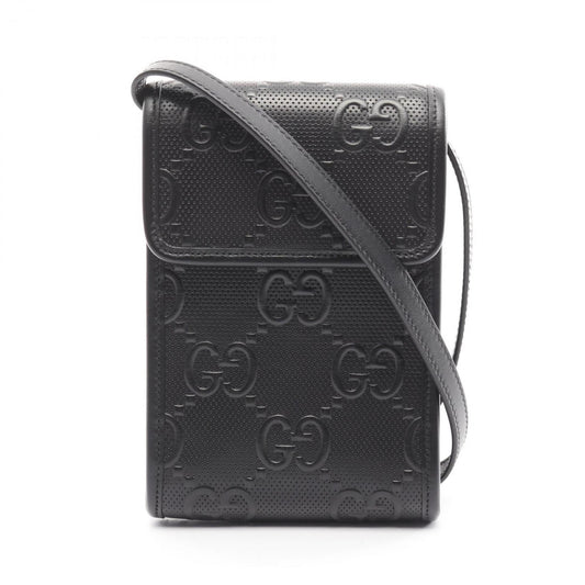 Gucci Black Leather Shoulder Bag ()