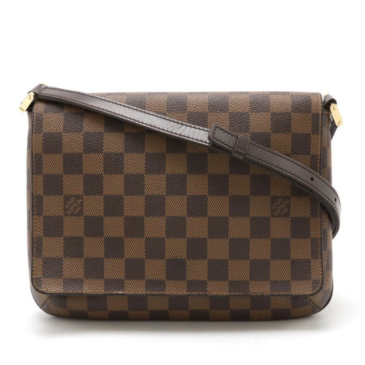 Louis Vuitton Brown Pvc Shoulder Bag ()