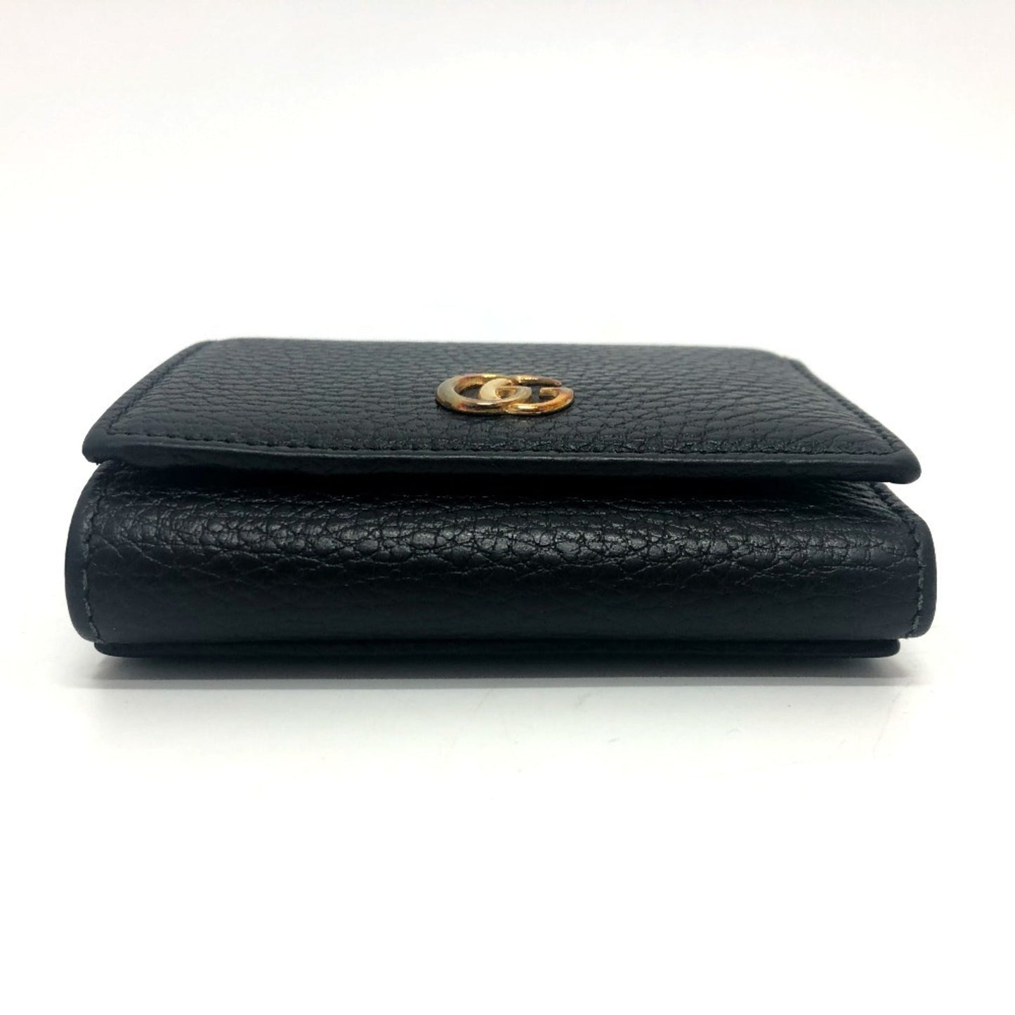 Gucci Black Leather Wallet (Tri-Fold)