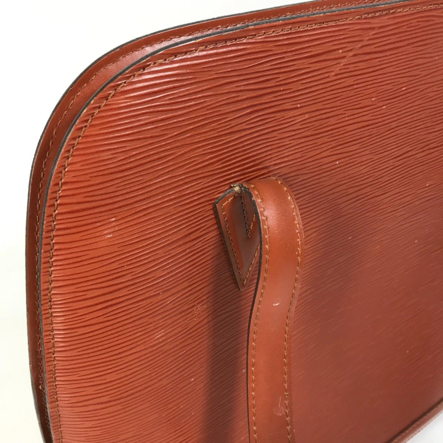 Louis Vuitton Brown Leather Shoulder Bag