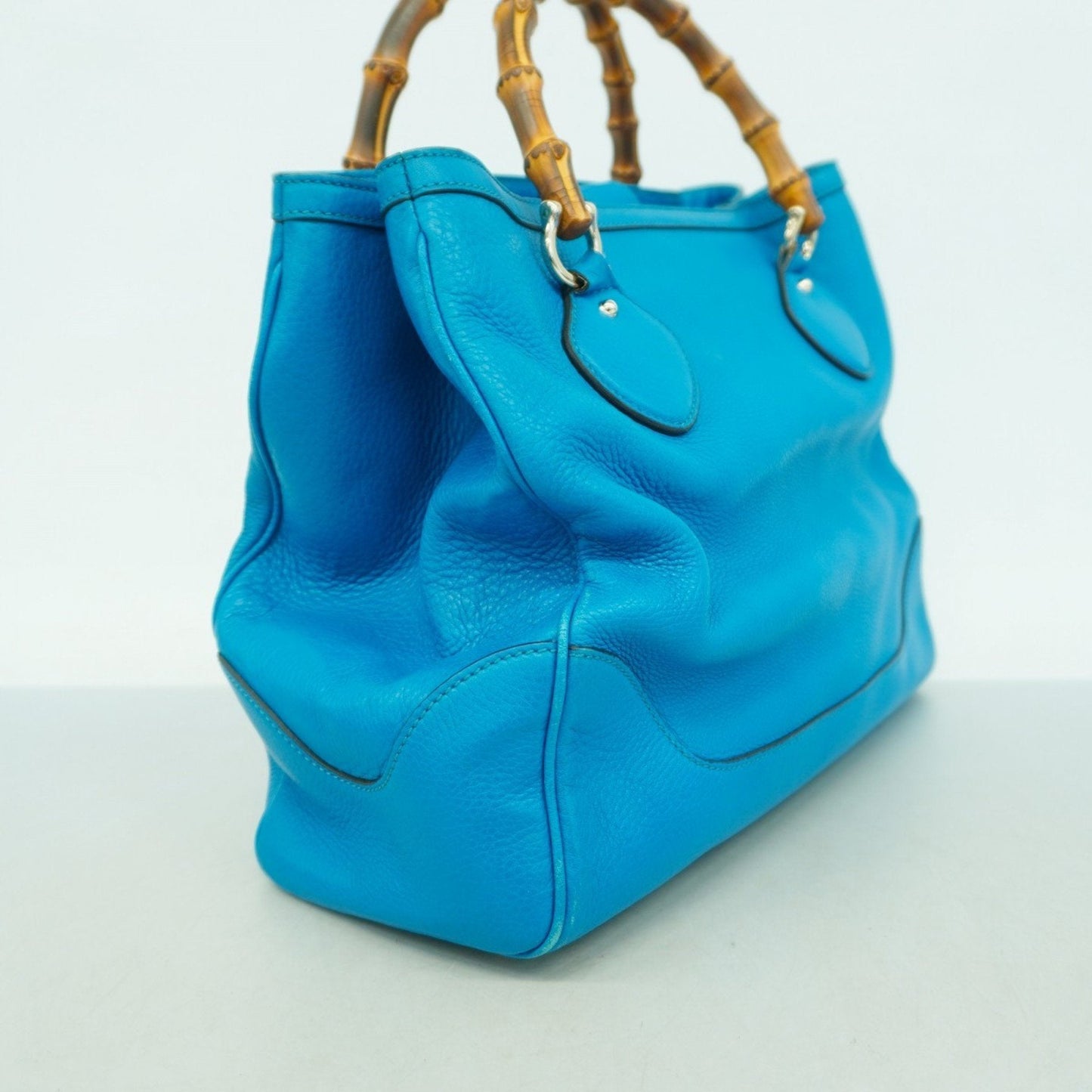 Gucci Blue Leather Handbag