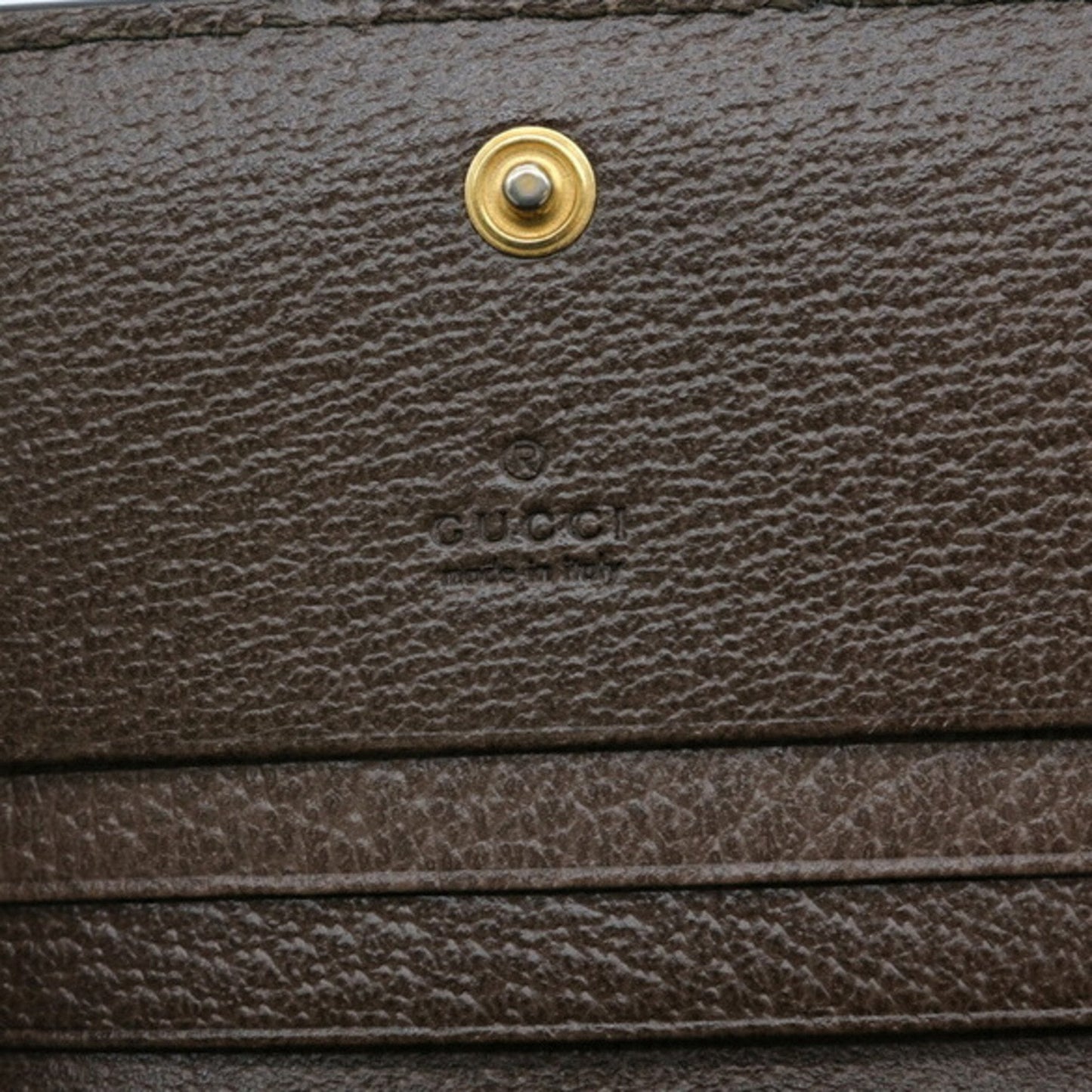 Gucci Beige Brown Multi-Color Gg Supreme Wallet (Bi-Fold)