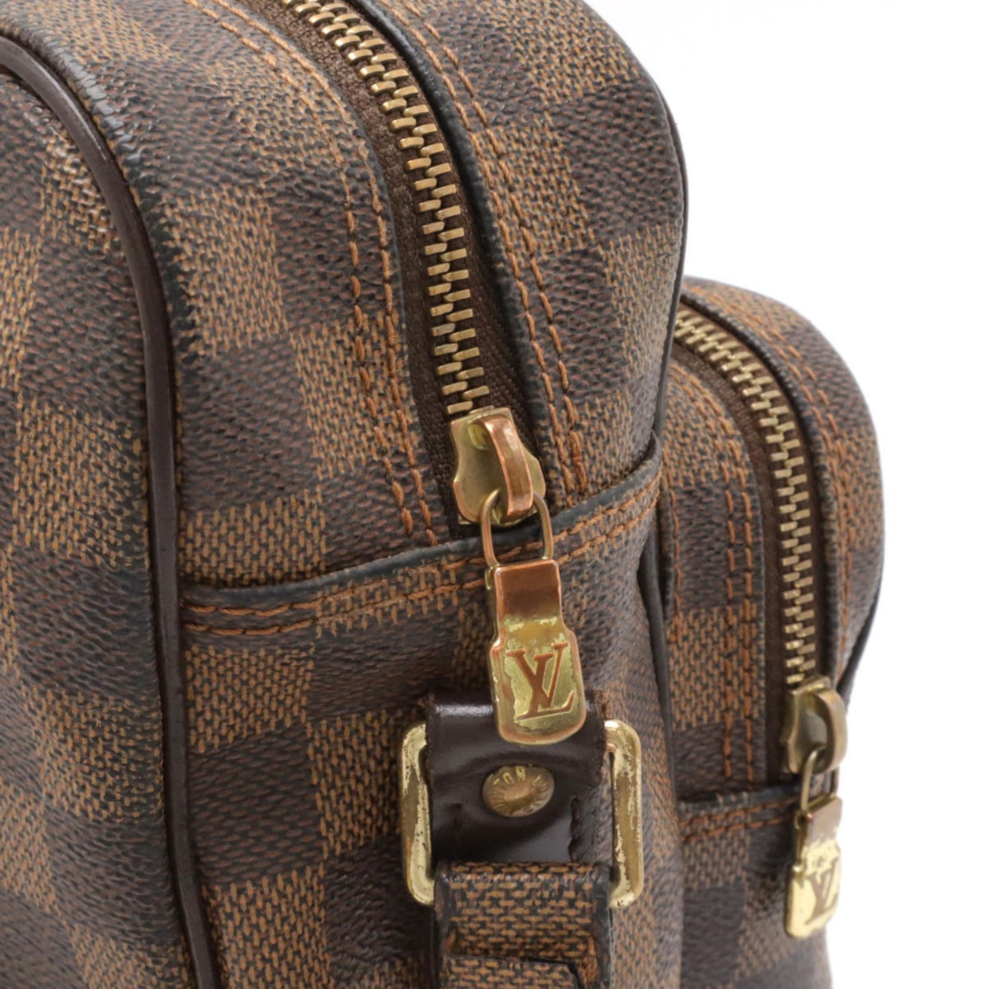 Louis Vuitton Brown Pvc Shoulder Bag