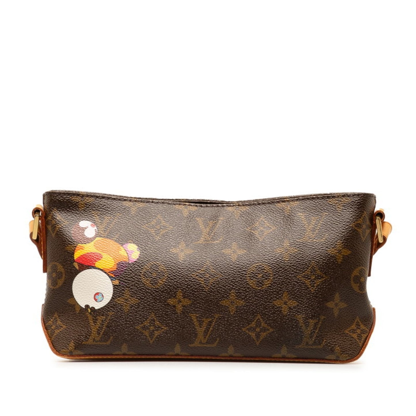 Louis Vuitton Brown Pvc Leather Shoulder Bag