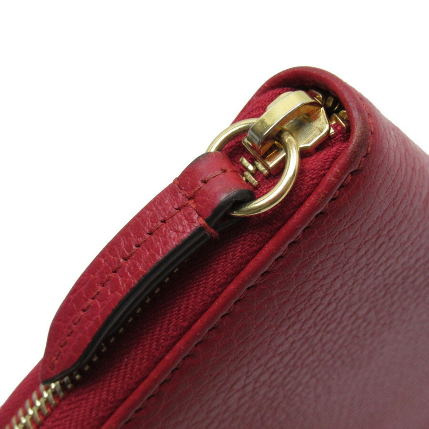 Gucci Red Color Leather Coin Purse/Coin Case