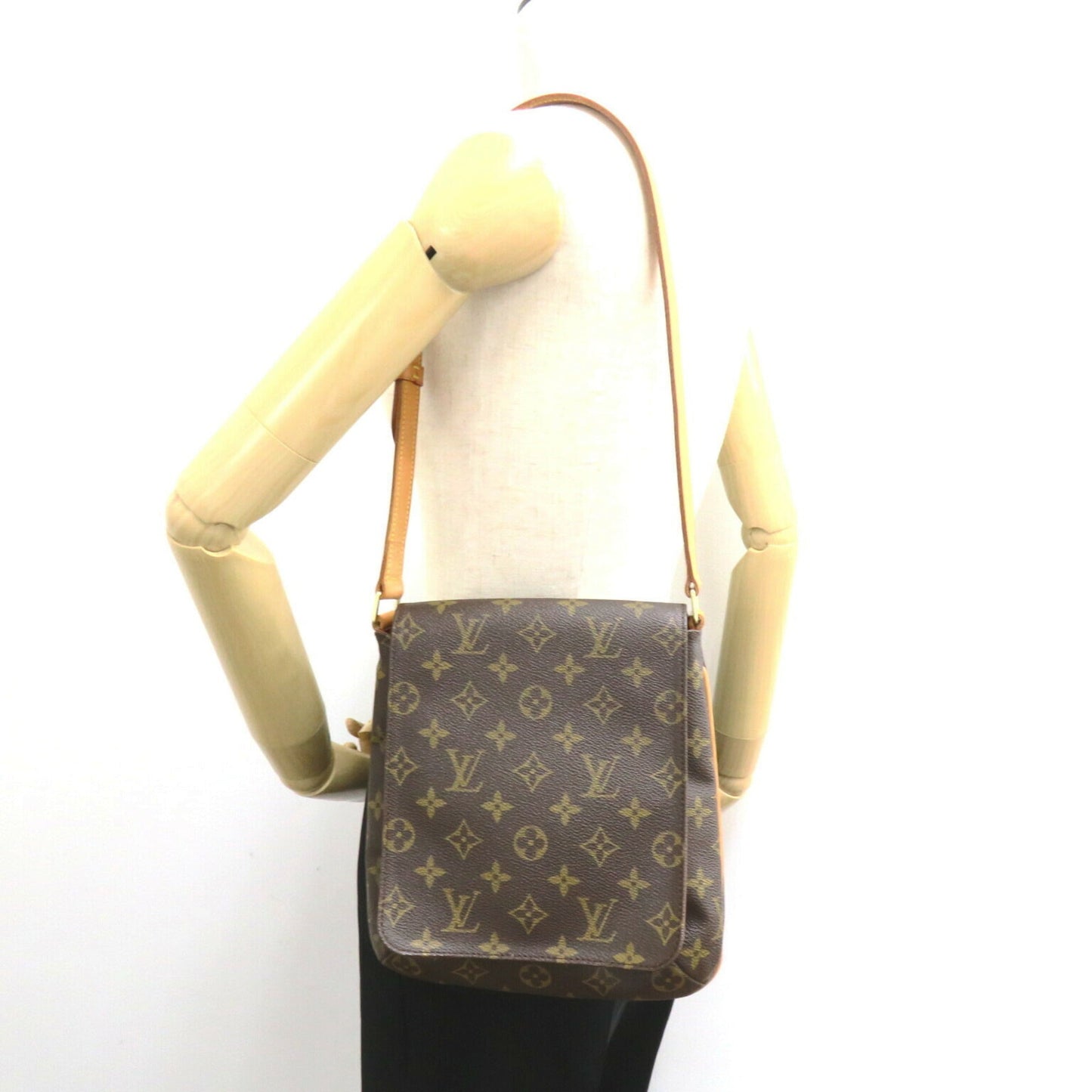 Louis Vuitton Brown Monogram Coated Canvas Shoulder Bag