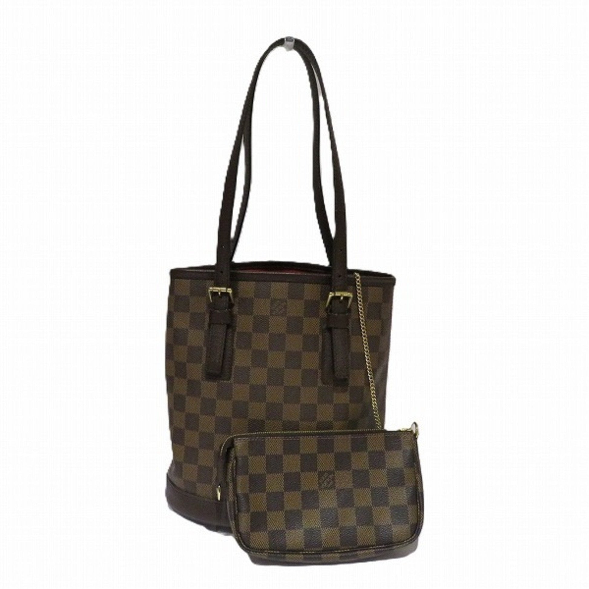 Louis Vuitton Brown Shoulder Bag Tote Bag ()