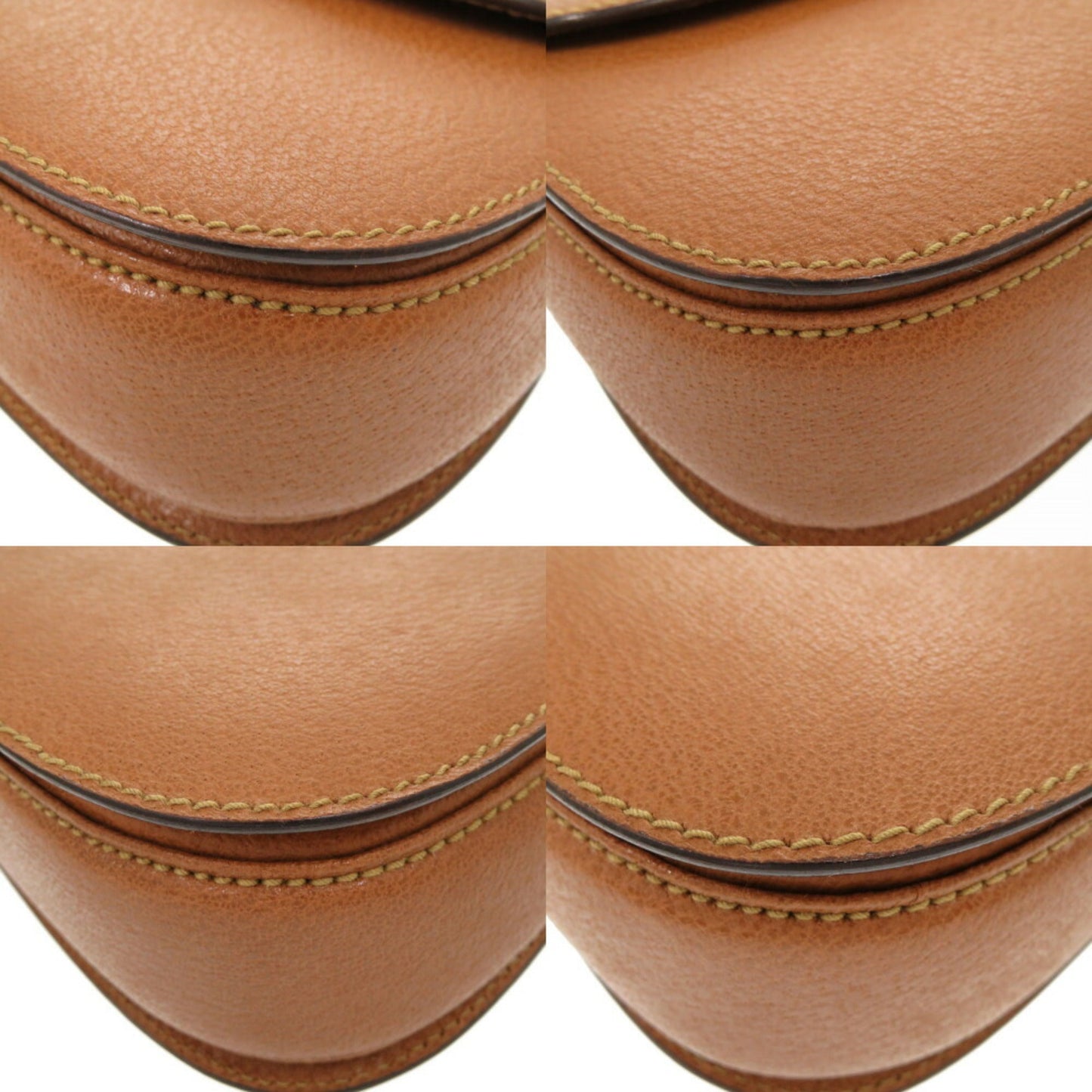 Gucci Brown Bamboo Leather Handbag