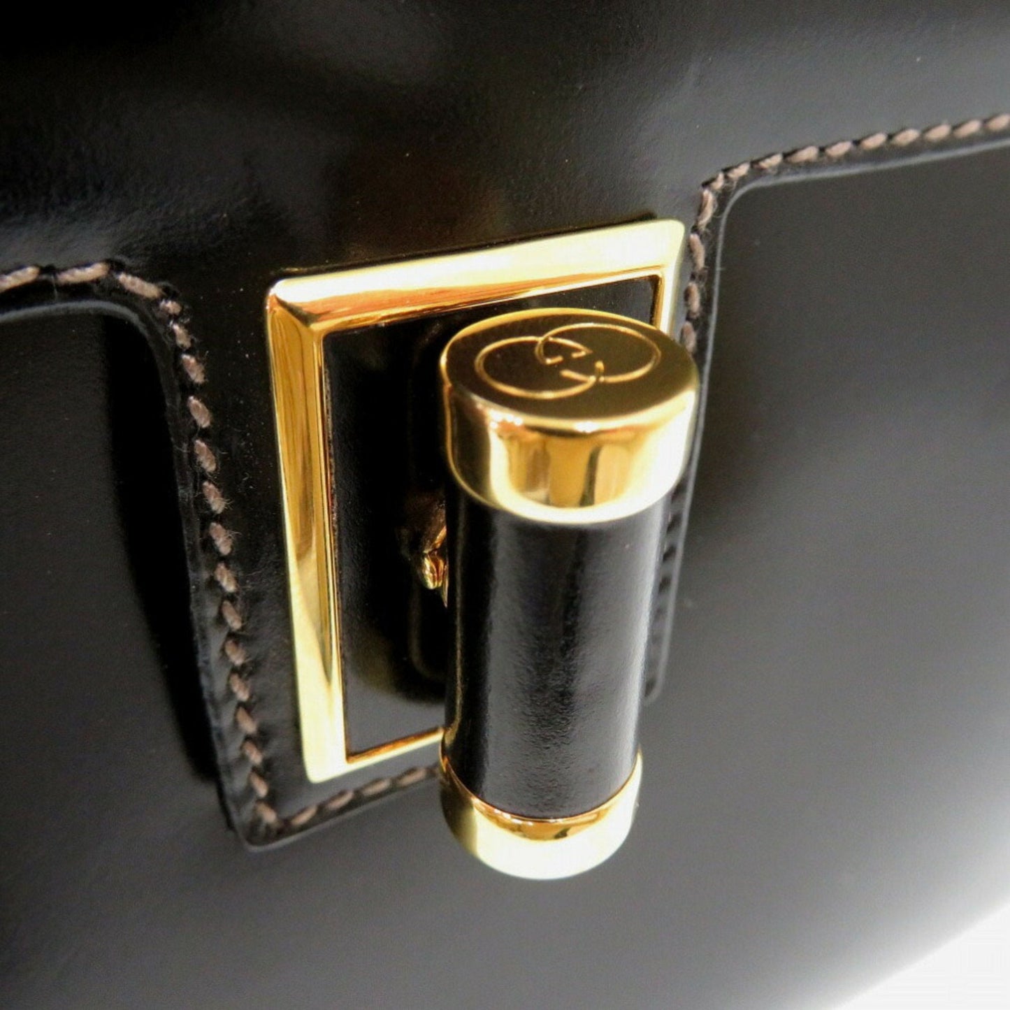 Gucci Black Leather Handbag