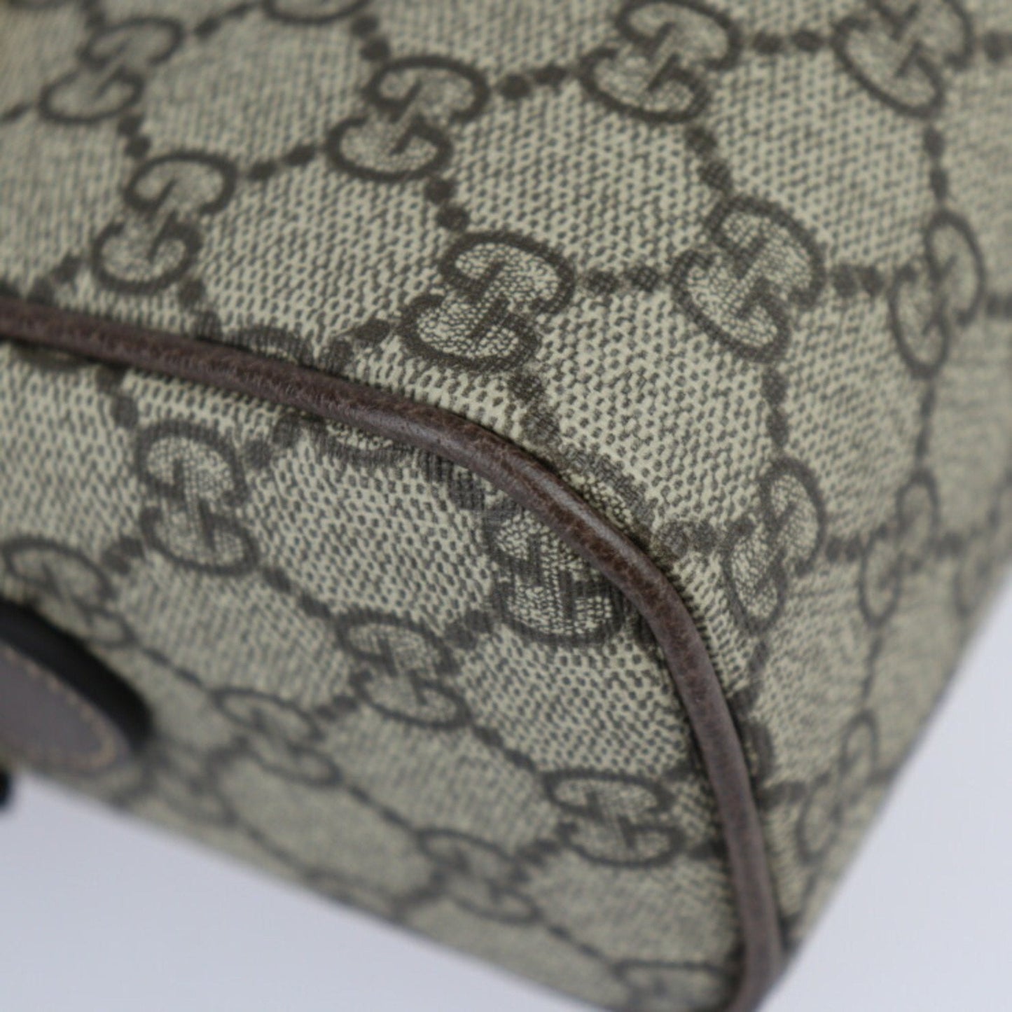 Gucci Beige Gg Supreme Leather Shoulder Bag