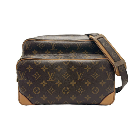 Louis Vuitton Brown Monogram Shoulder Bag ()