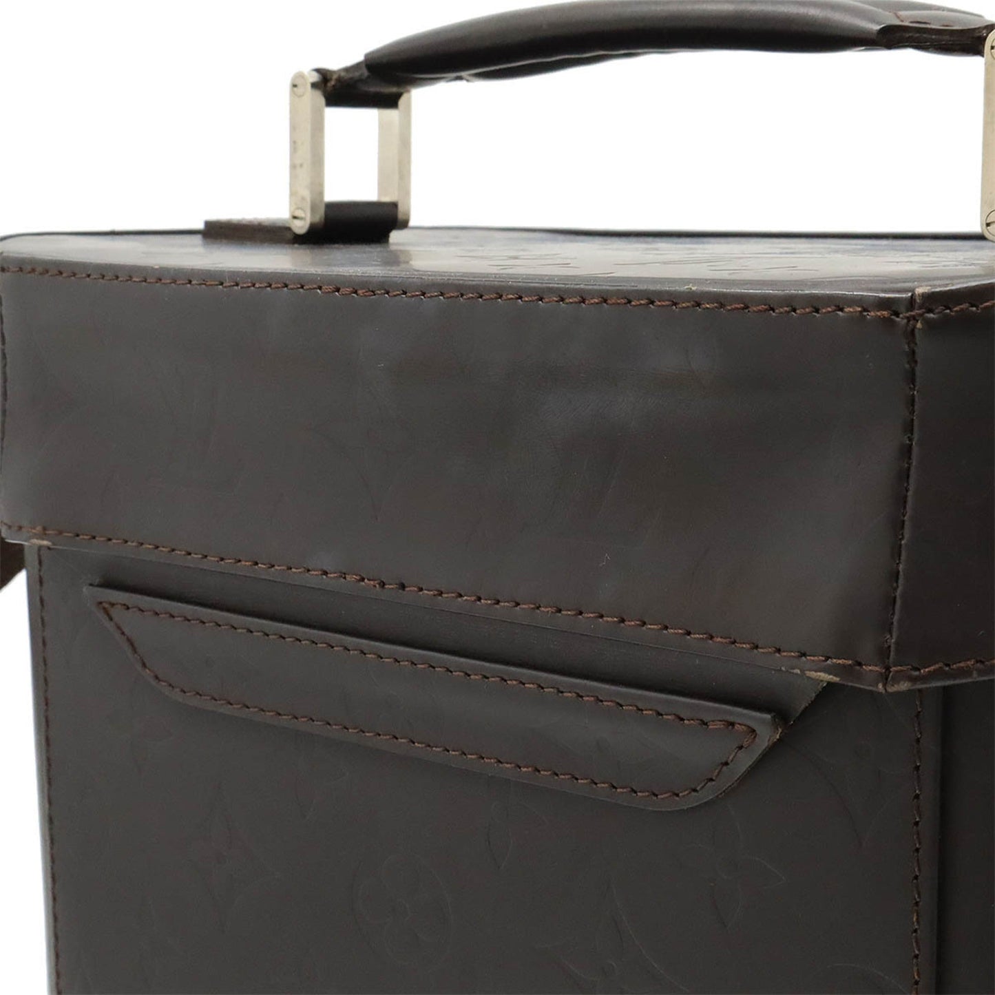 Louis Vuitton Coffee Dark Brown Leather Handbag Shoulder Bag