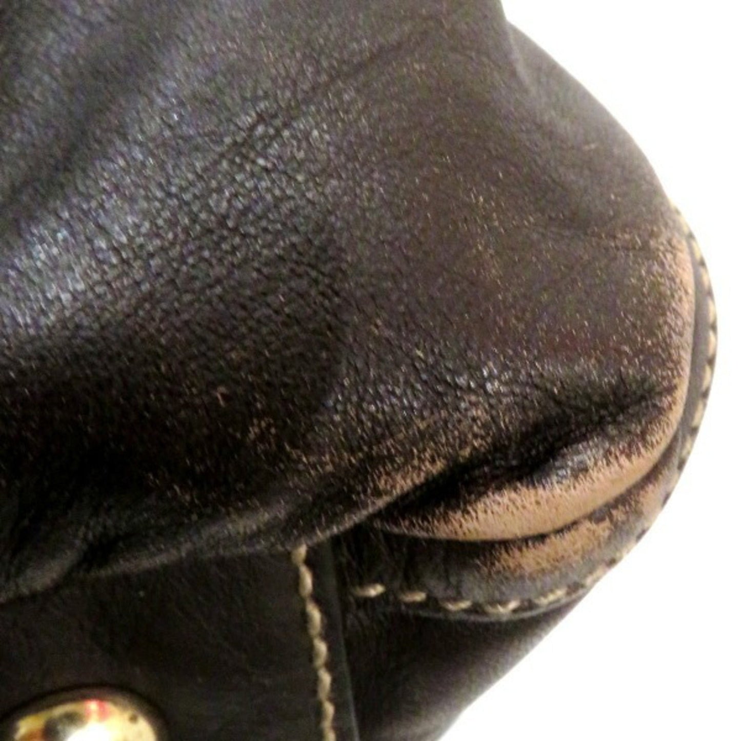 Gucci Brown Leather Handbag Tote Bag