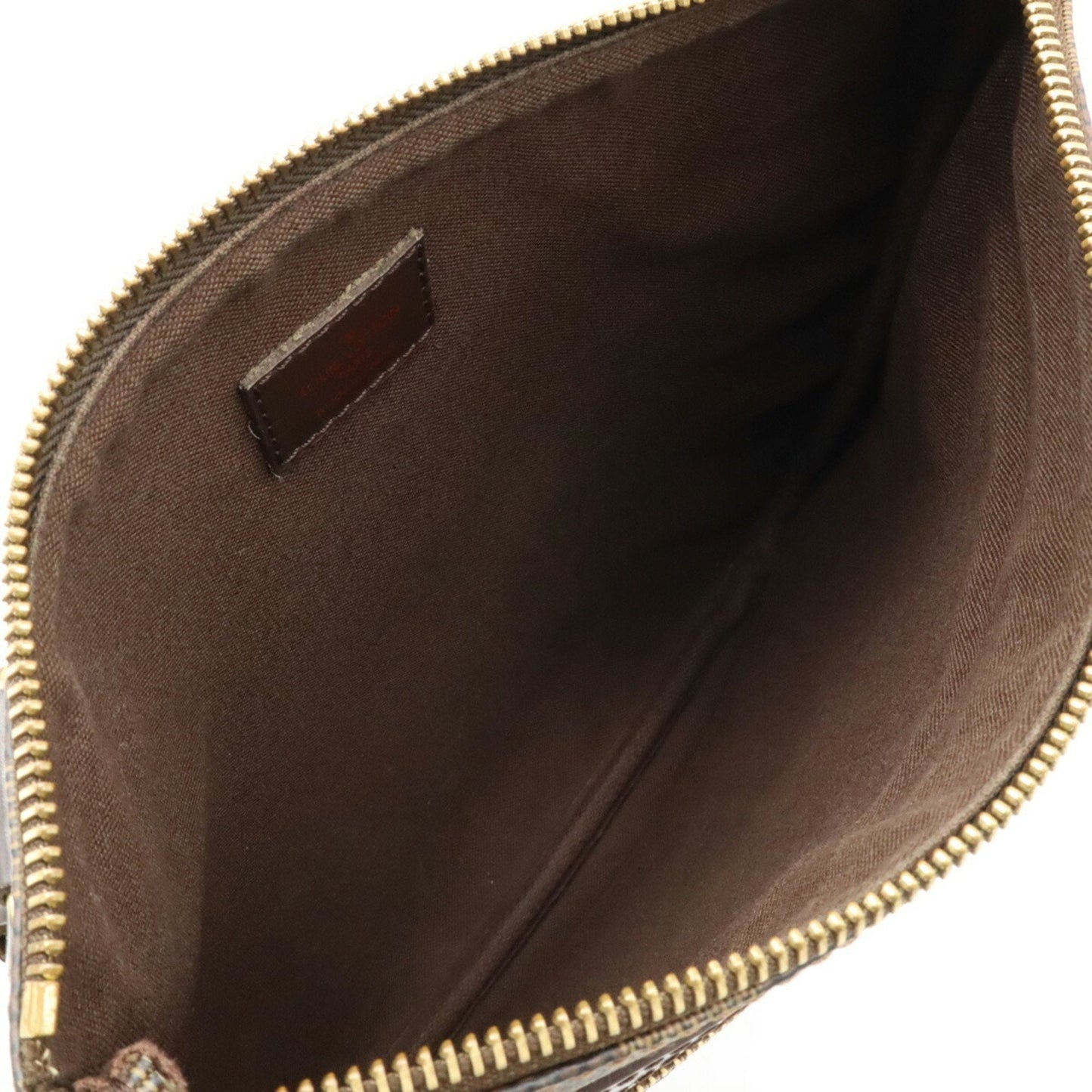 Louis Vuitton Brown Pvc Pochette Shoulder Bag