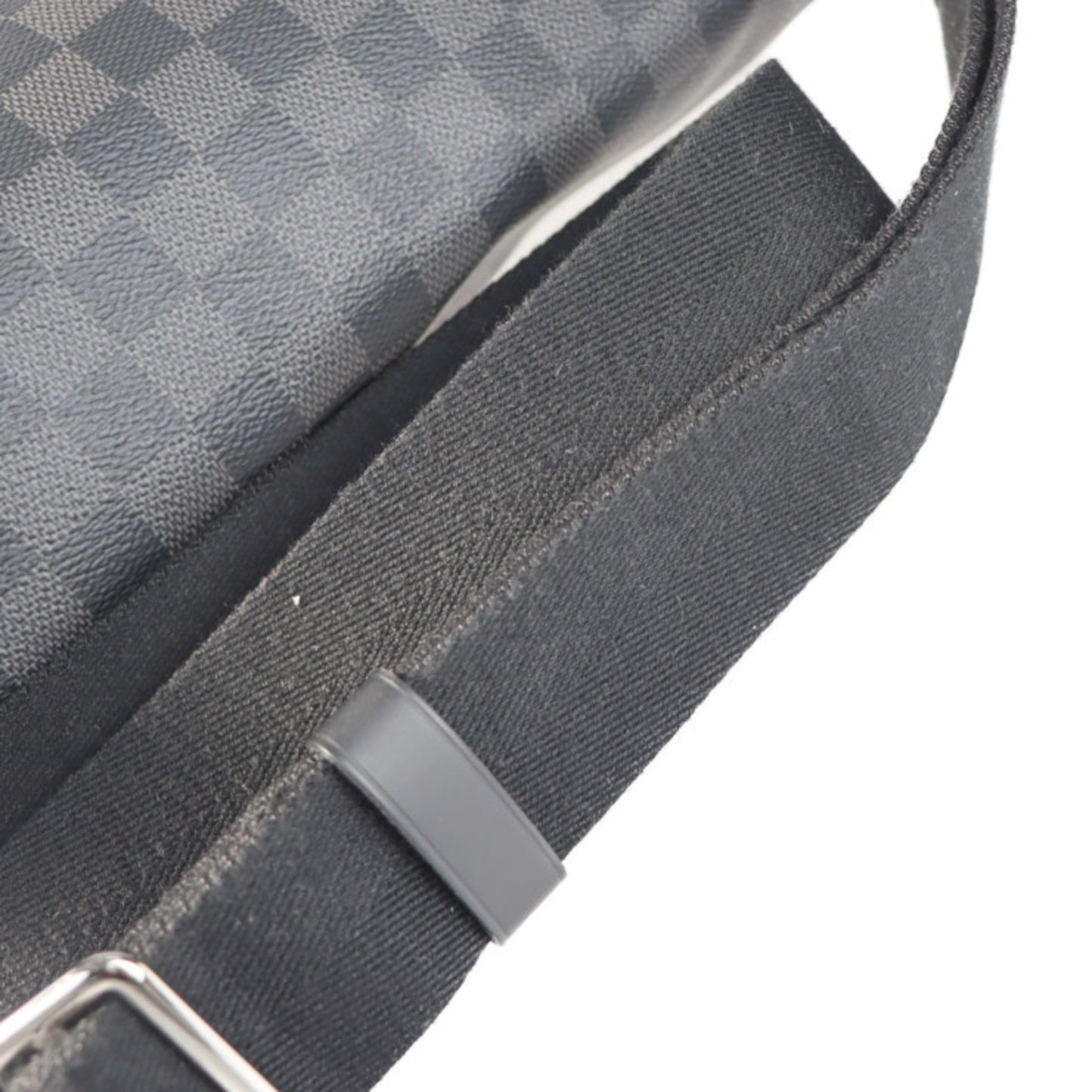 Louis Vuitton Black Gray Handbag Shopping Bag Shoulder Bag Tote Bag