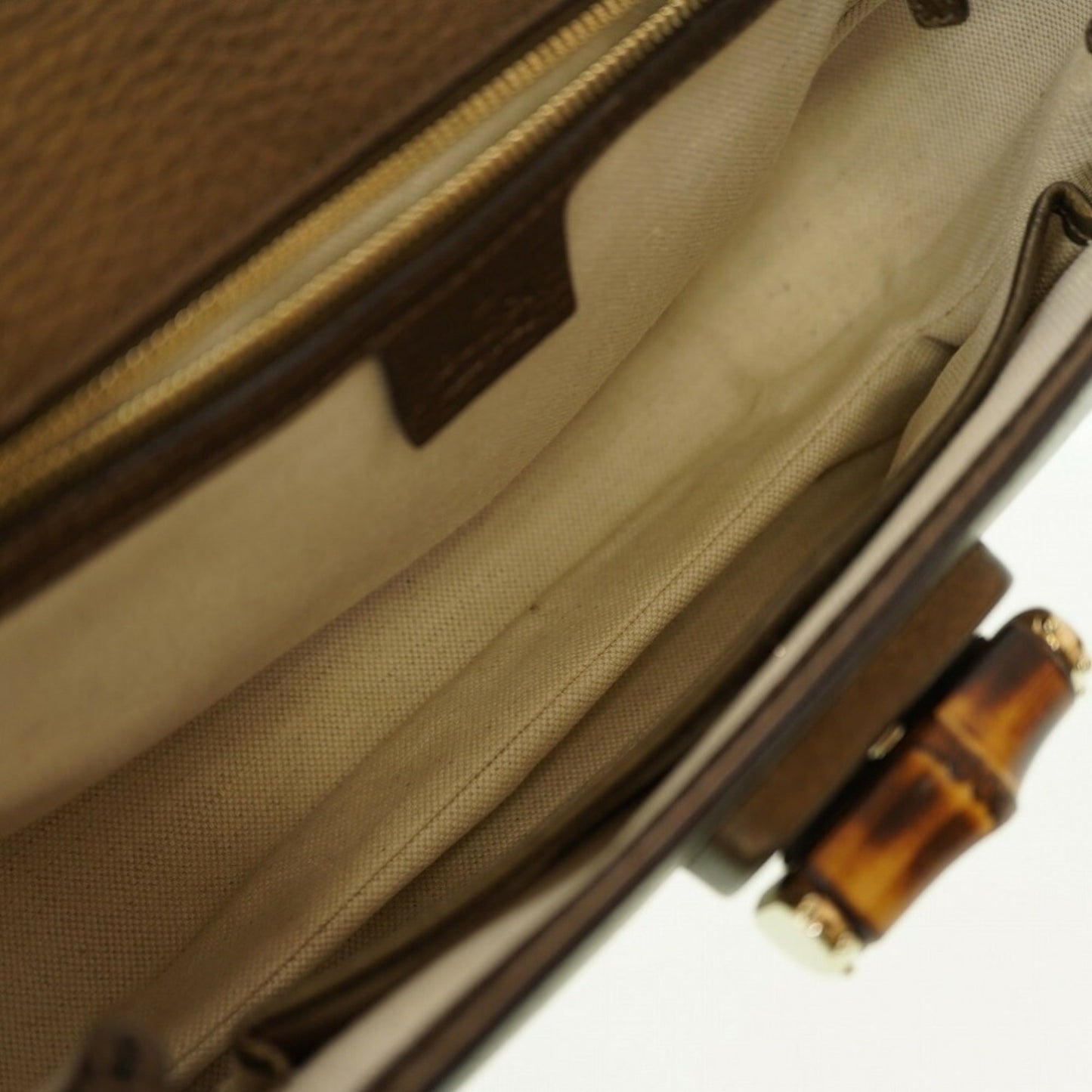 Gucci Gold Leather Handbag