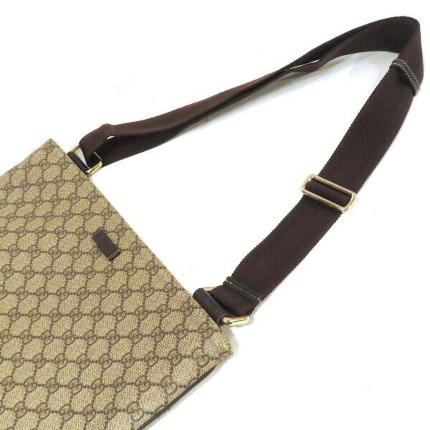 Gucci Beige Gg Supreme Shoulder Bag