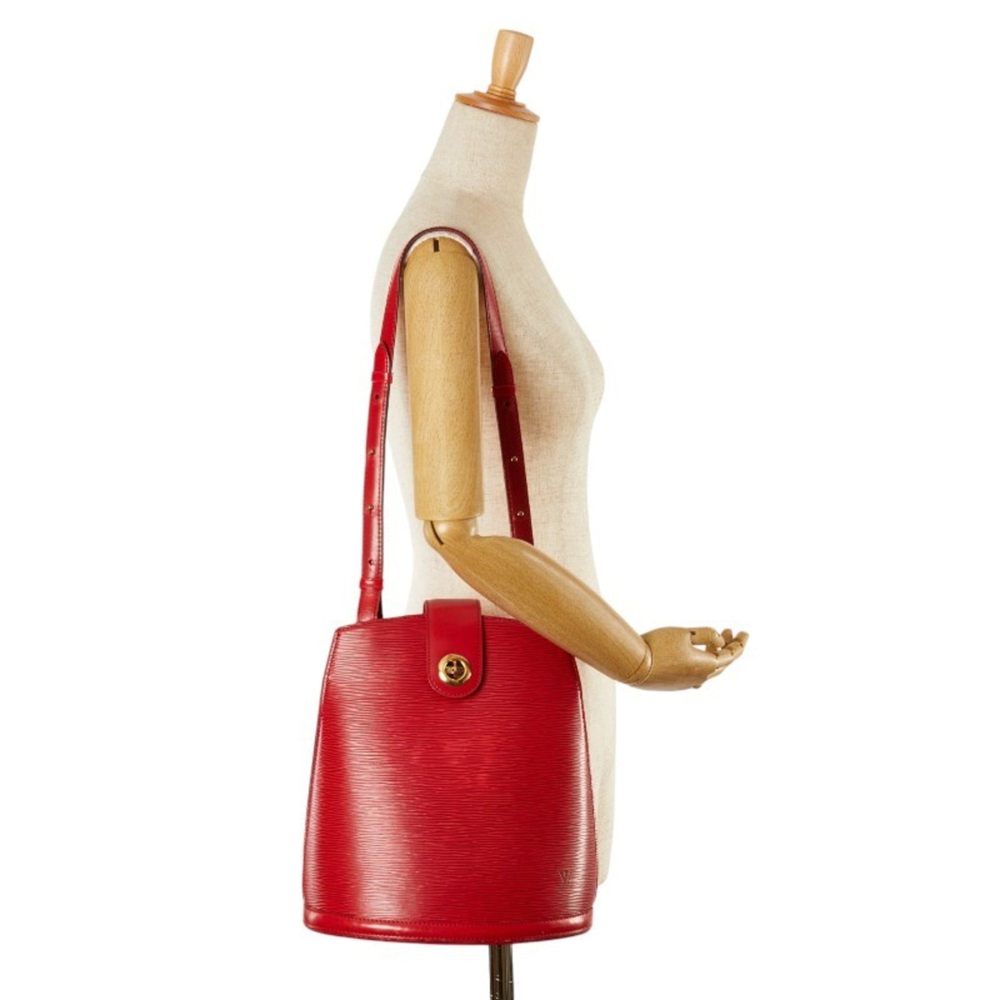 Louis Vuitton Castilian Red Leather Shoulder Bag