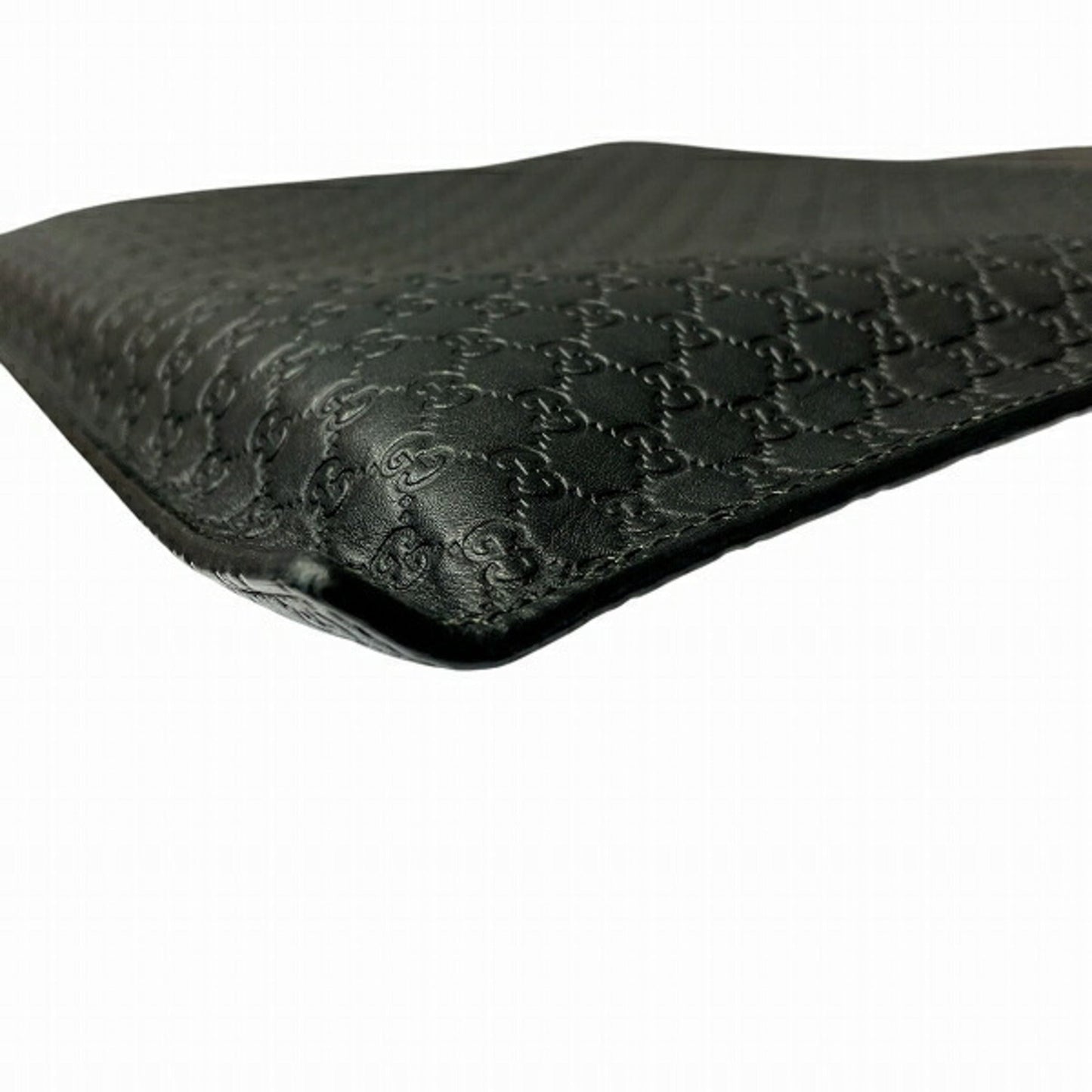 Gucci Black Leather Clutch Bag