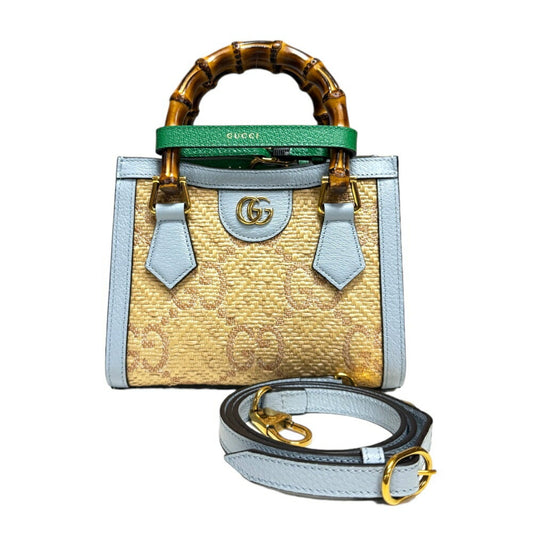 Gucci Beige Bamboo Shoulder Bag ()
