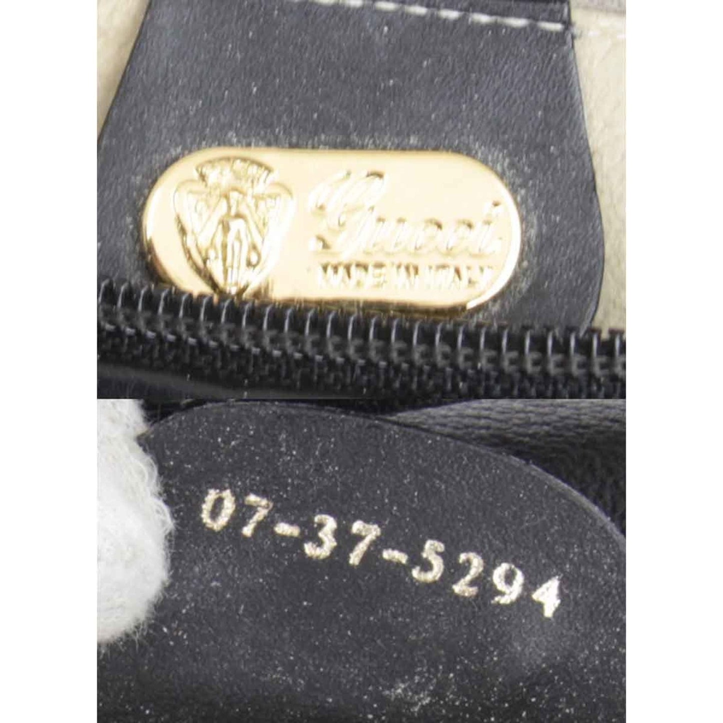 Gucci Gucci Interlocking Black Leather Shoulder Bag