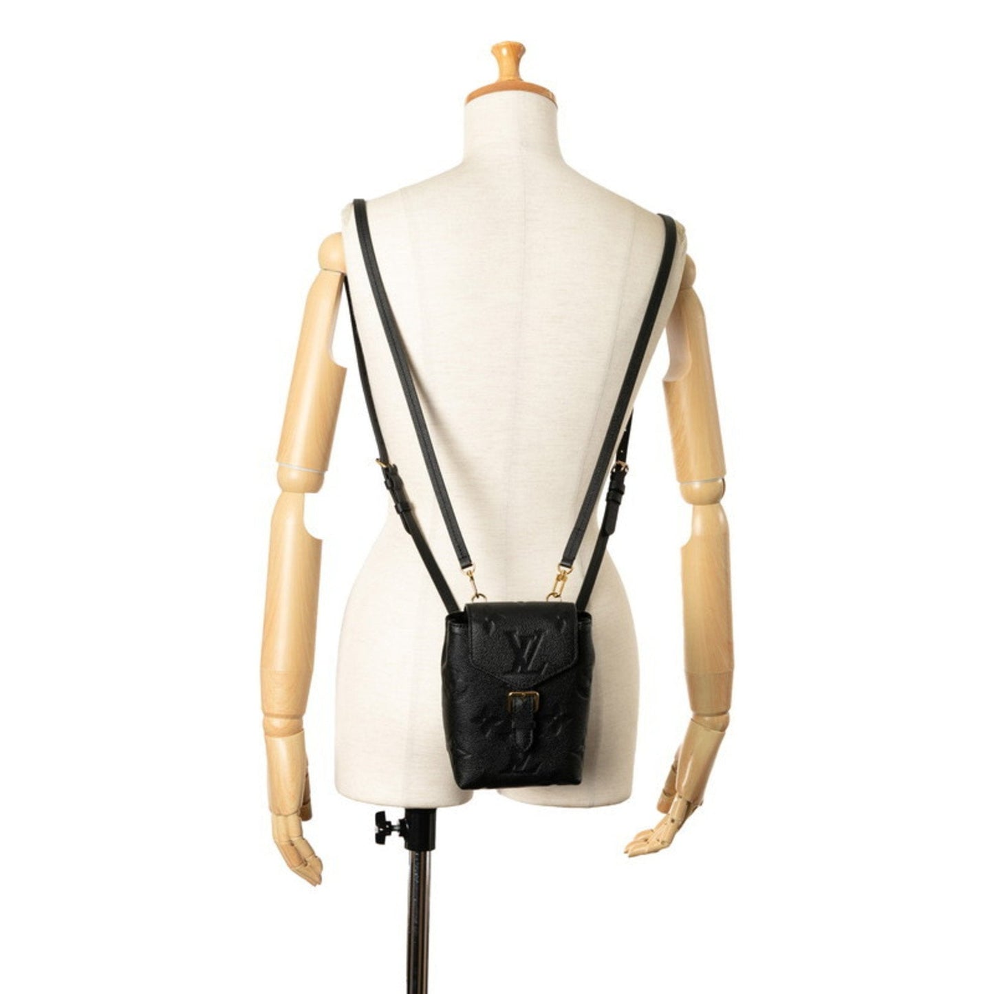 Louis Vuitton Black Noir Monogram Empreinte Backpack