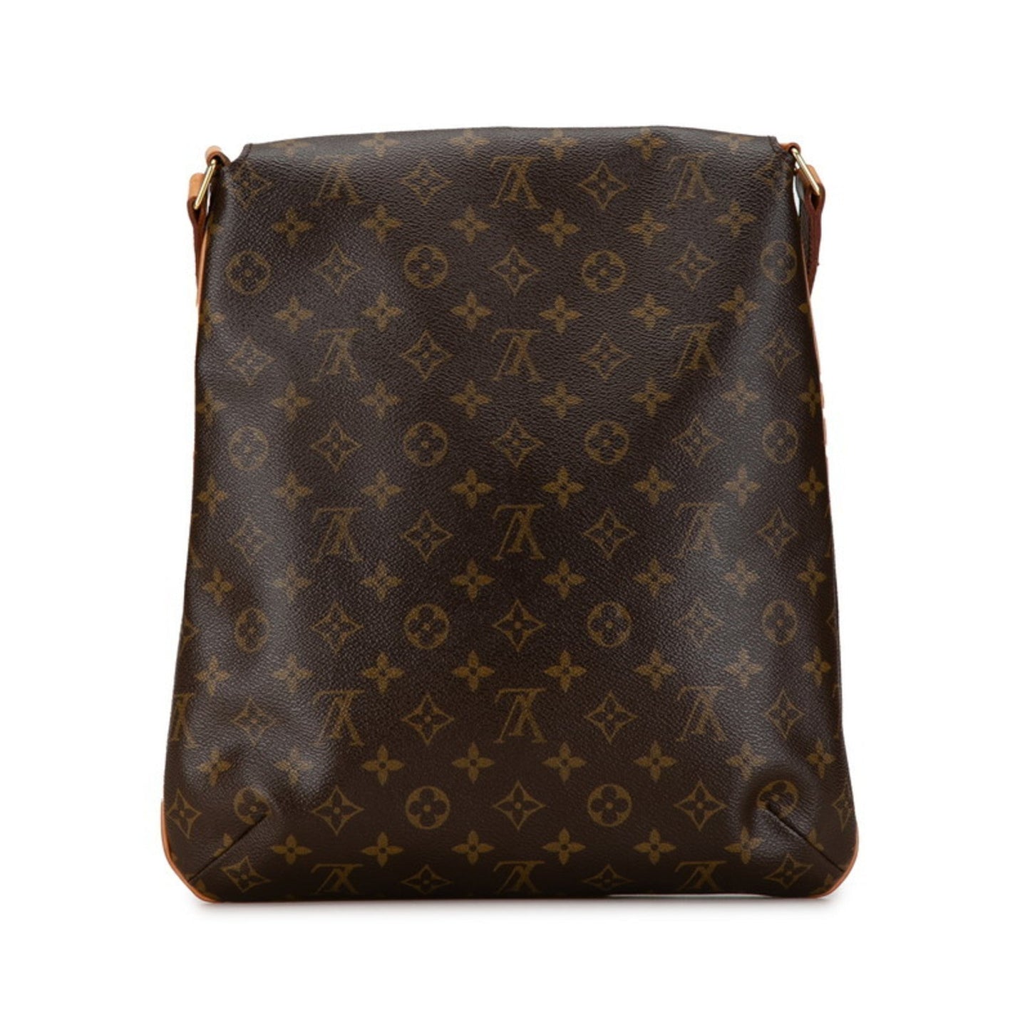 Louis Vuitton Brown Pvc Leather Pochette Pouch Shoulder Bag