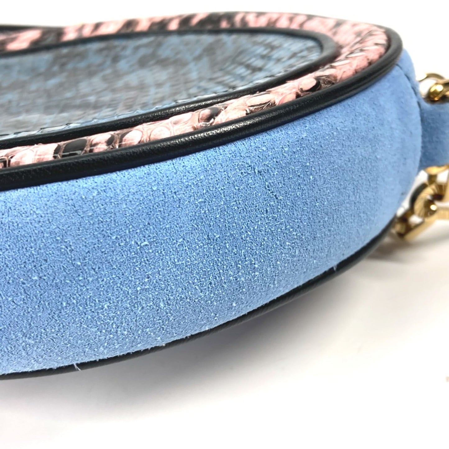 Gucci Blue Leather Shoulder Bag