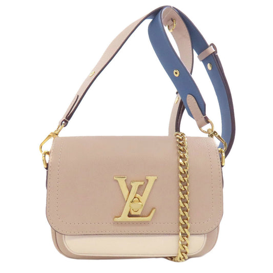 Louis Vuitton Grayish Leather Shoulder Bag ()