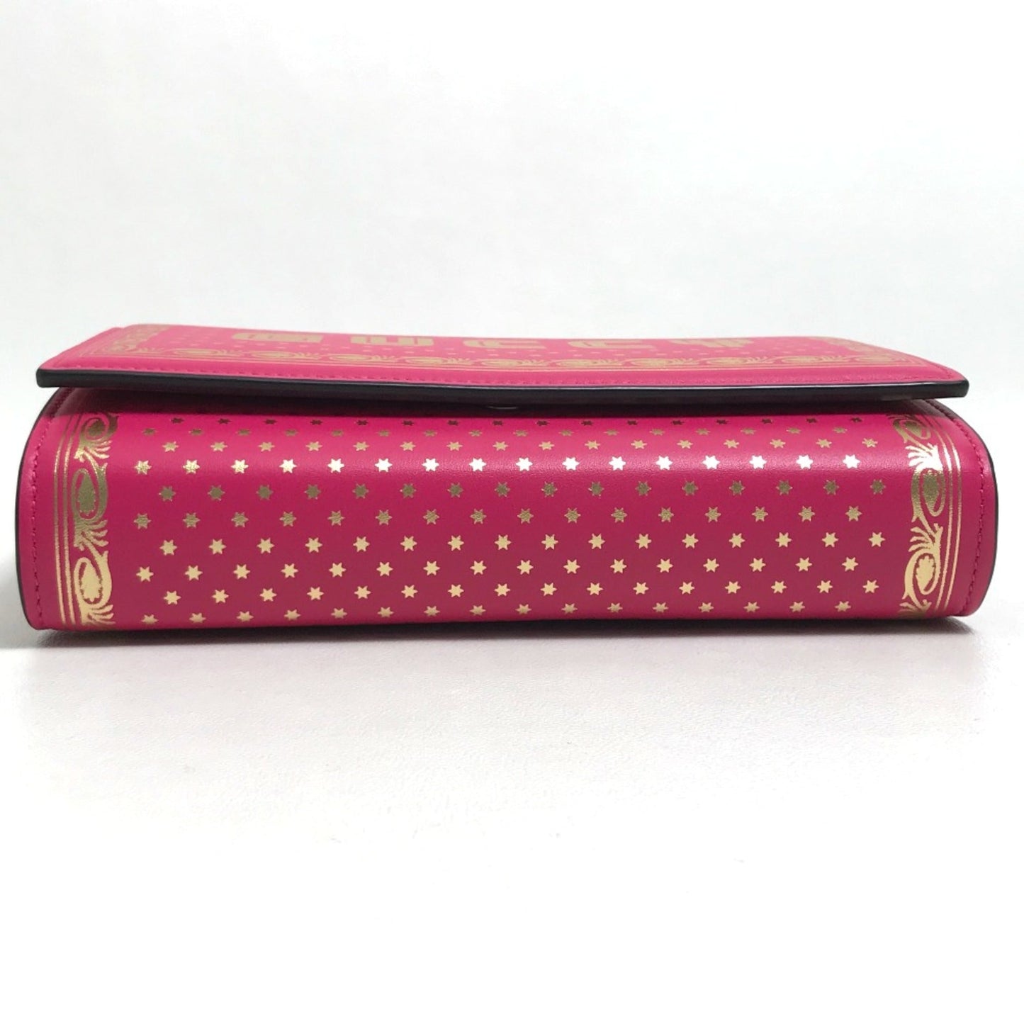 Gucci Pink Leather Long Wallet (Bi-Fold)