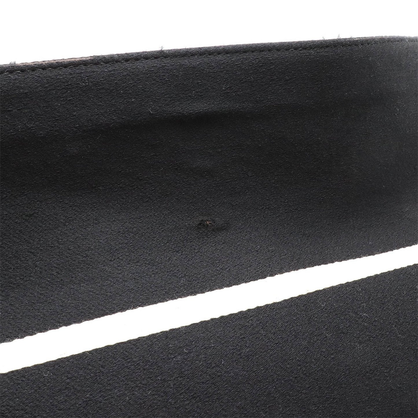 Gucci Beige Black Wool Leather Boston Bag
