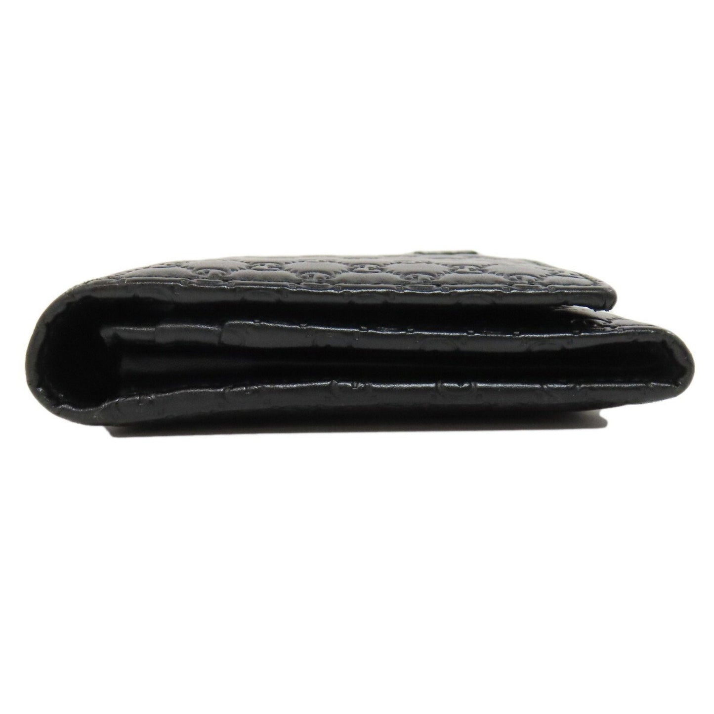 Gucci Black Leather Long Wallet (Bi-Fold)