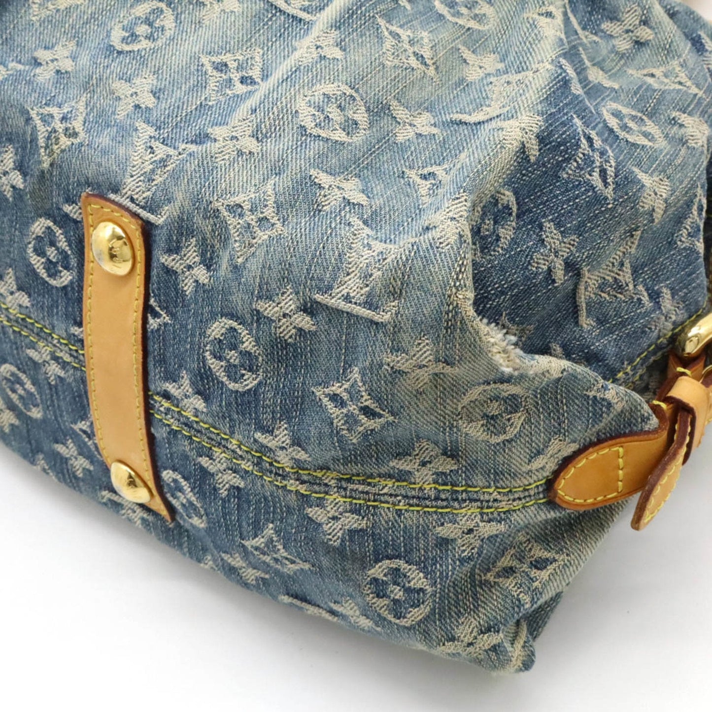 Louis Vuitton Monogram Denim Blue Monogram Denim Handbag Shoulder Bag Tote Bag