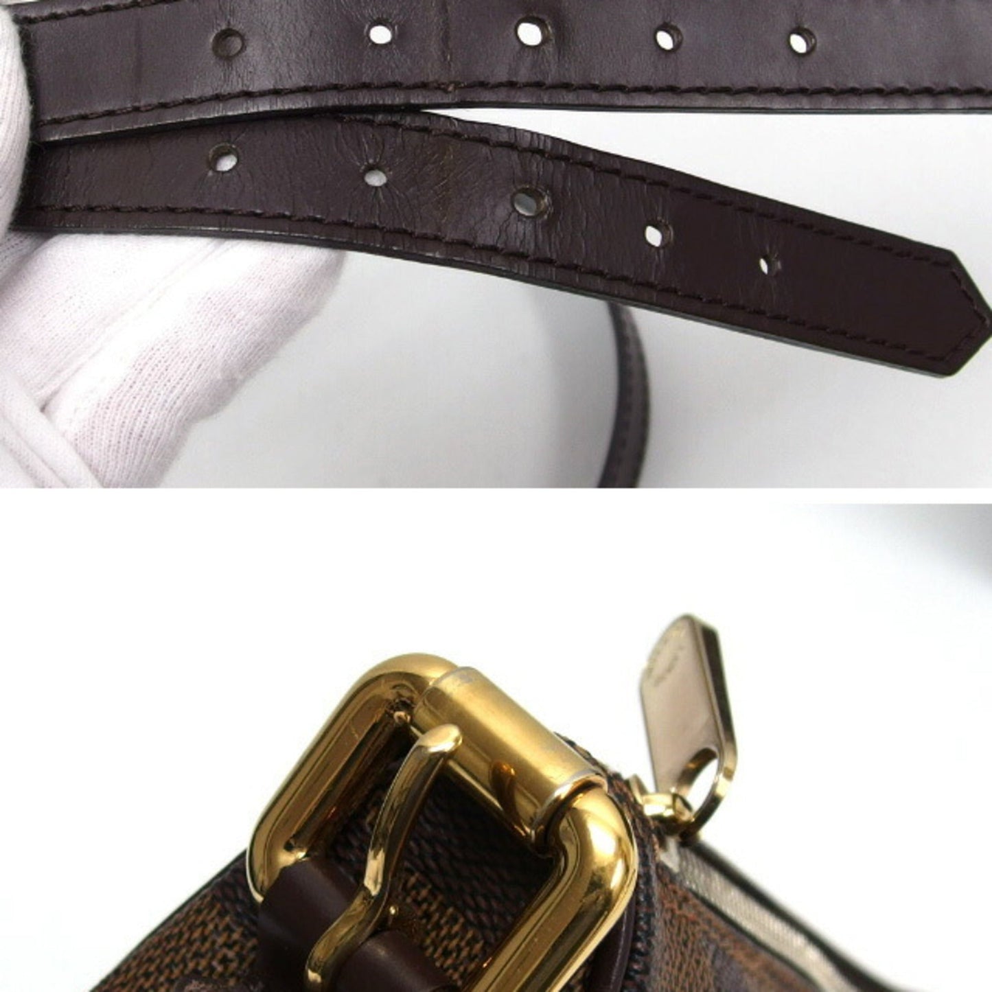 Louis Vuitton Damier Gold Pochette Shoulder Bag