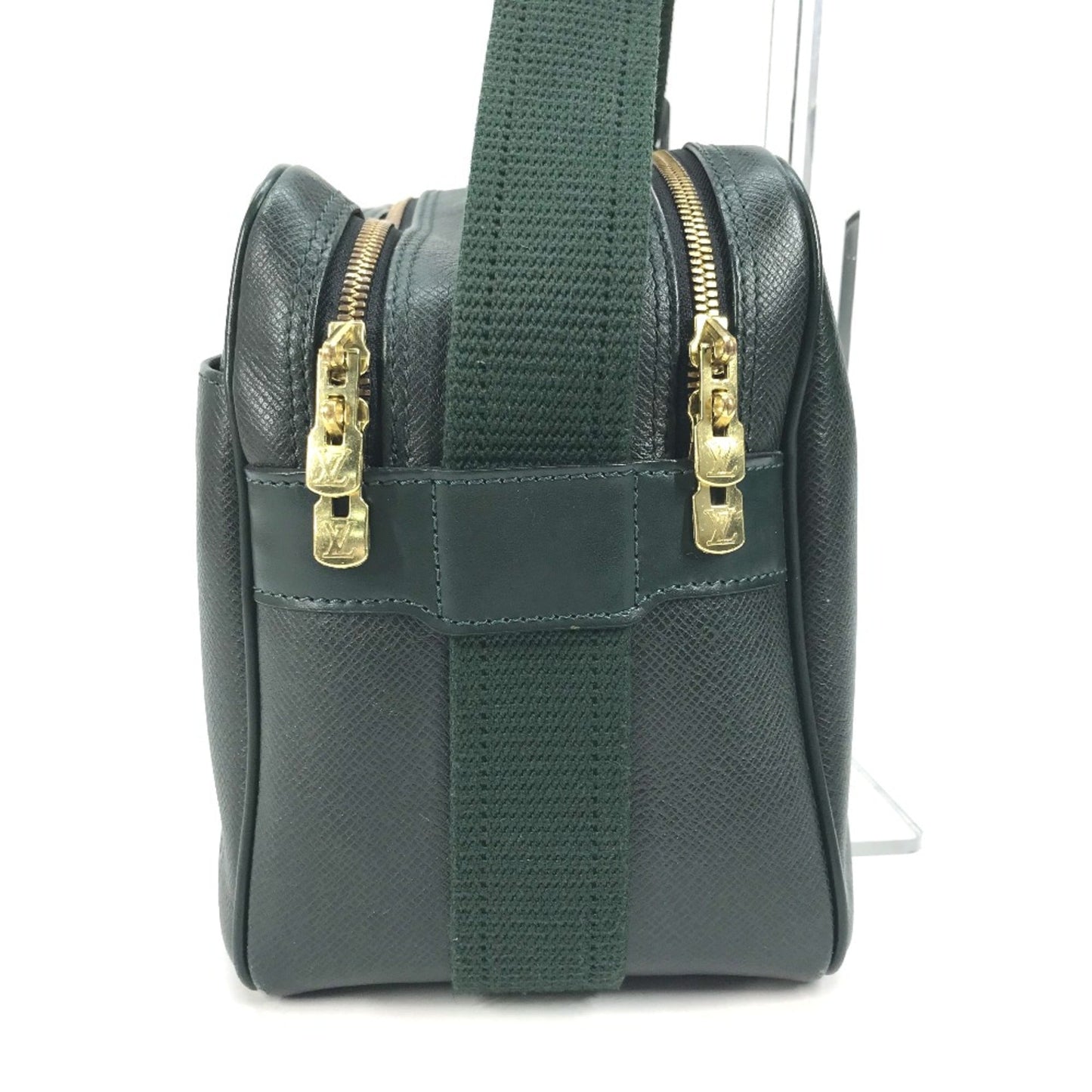Louis Vuitton Green Leather Shoulder Bag