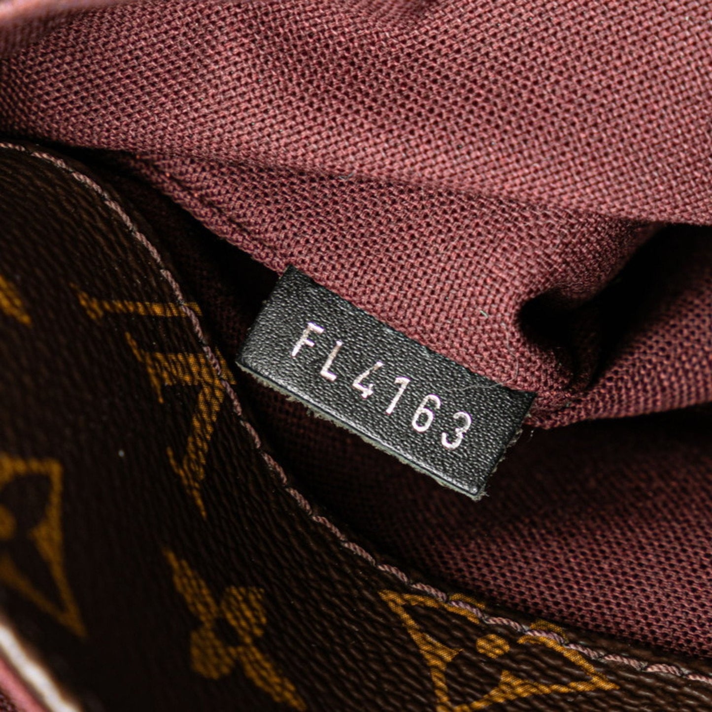 Louis Vuitton Brown Pvc Leather Shoulder Bag