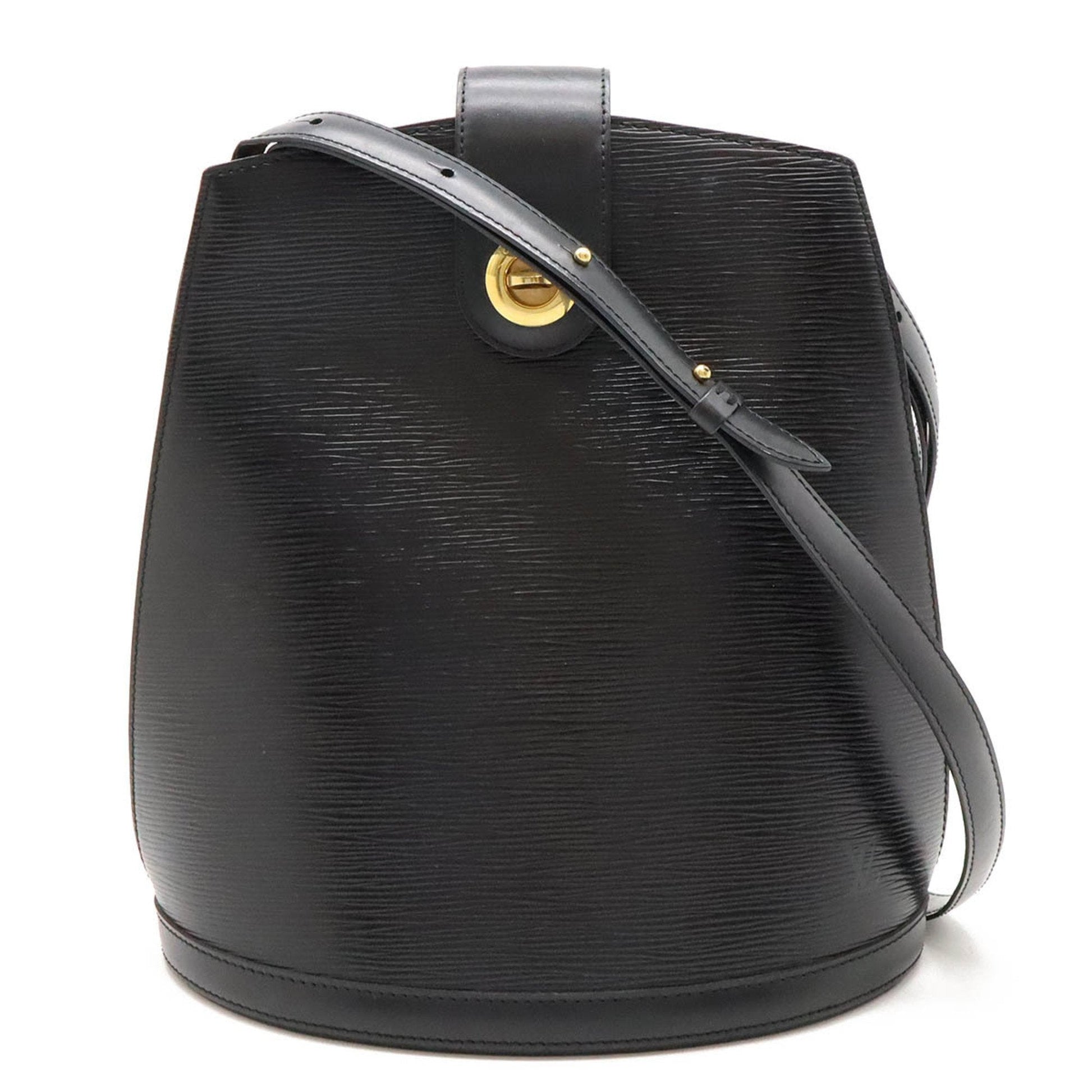 Louis Vuitton Black Noir Epi Leather Shoulder Bag ()
