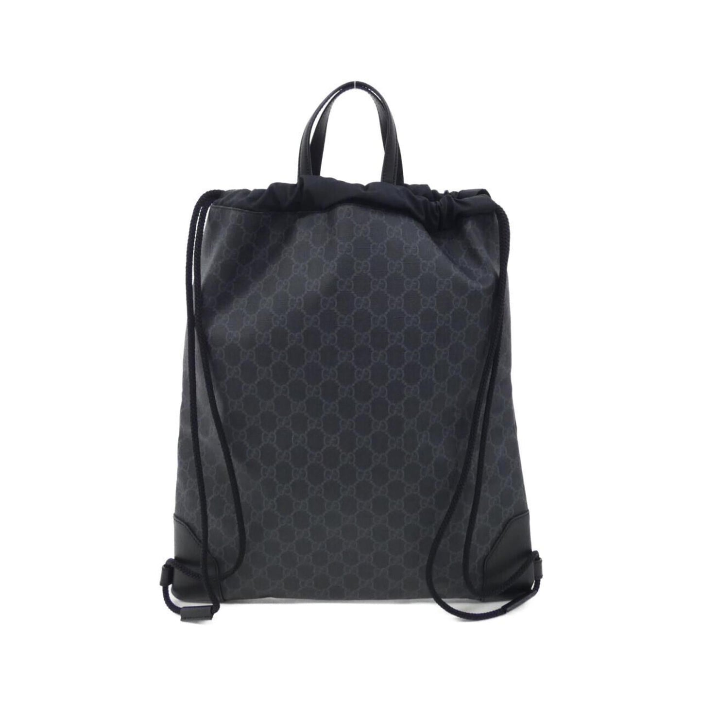 Gucci Black Gray Gg Supreme Backpack