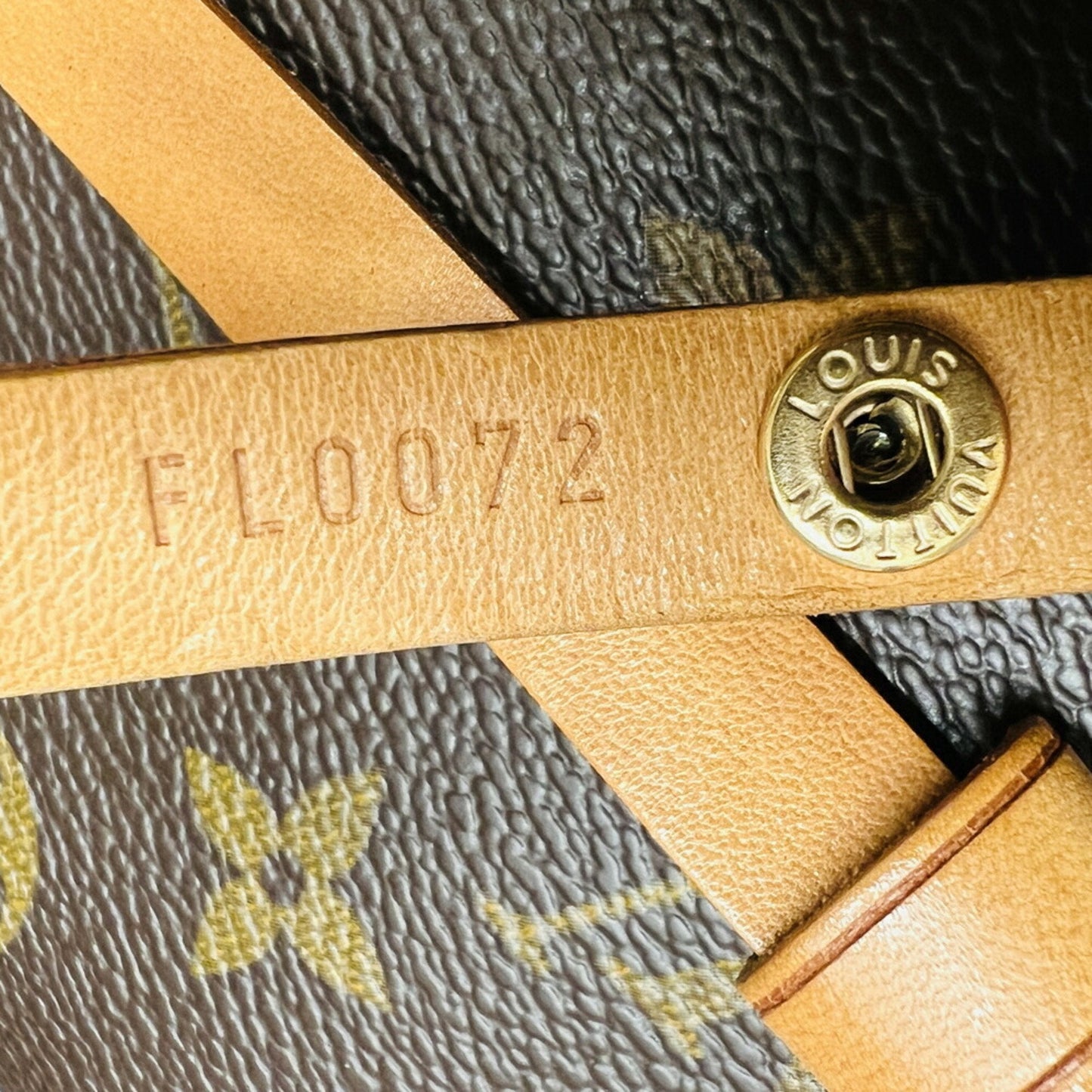 Louis Vuitton Brown Pvc Pochette Pouch Shoulder Bag