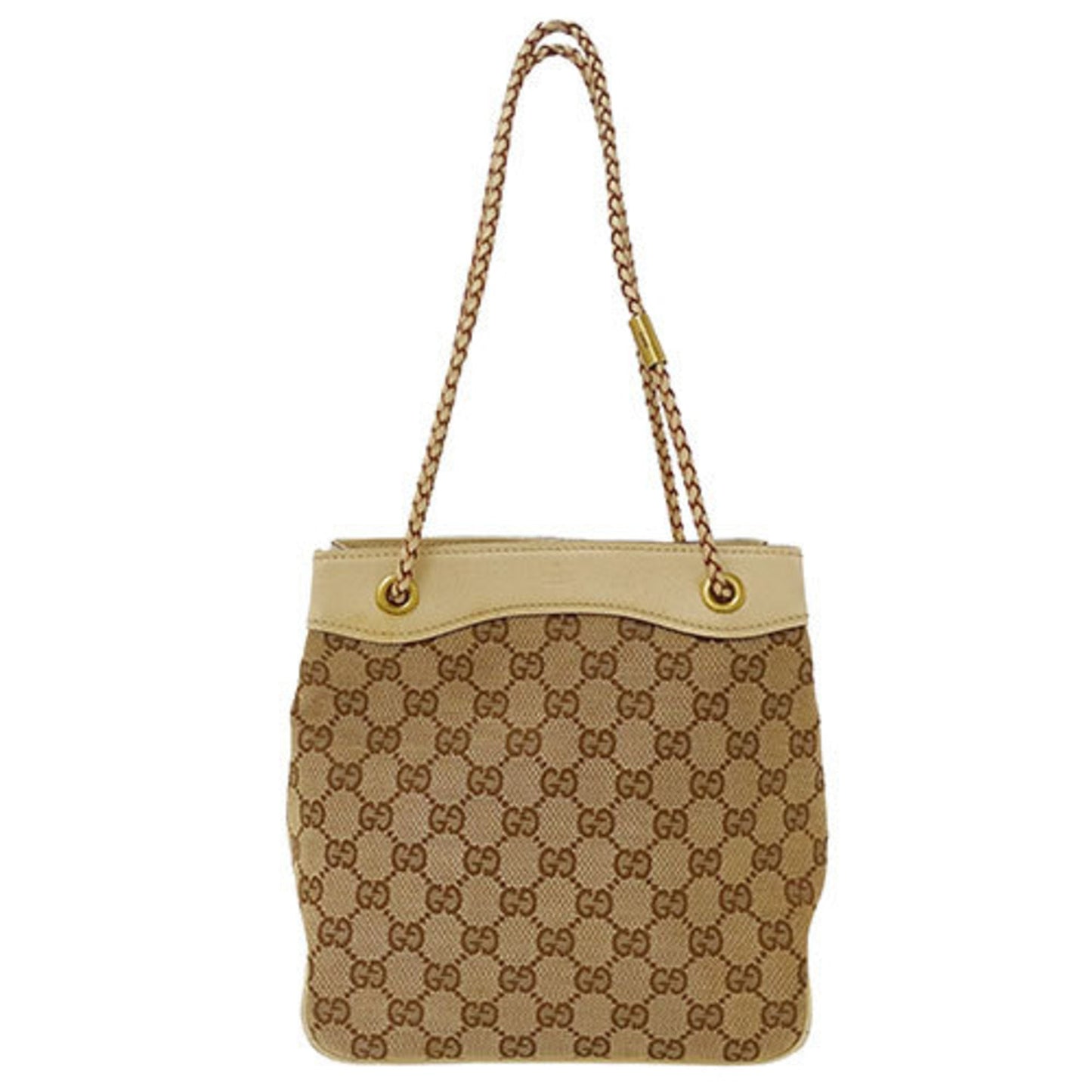 Gucci Beige Gg Canvas Handbag Shoulder Bag ()