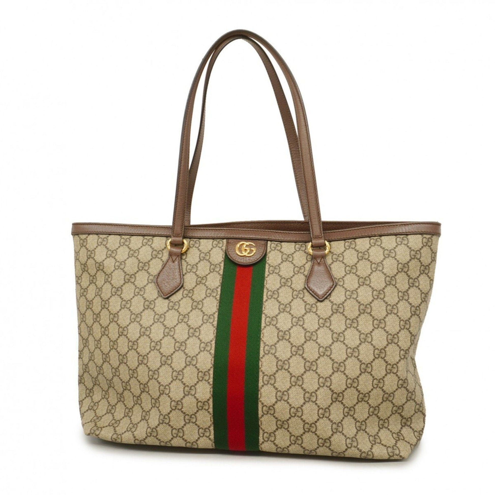 Gucci Brown Pvc Tote Bag ()