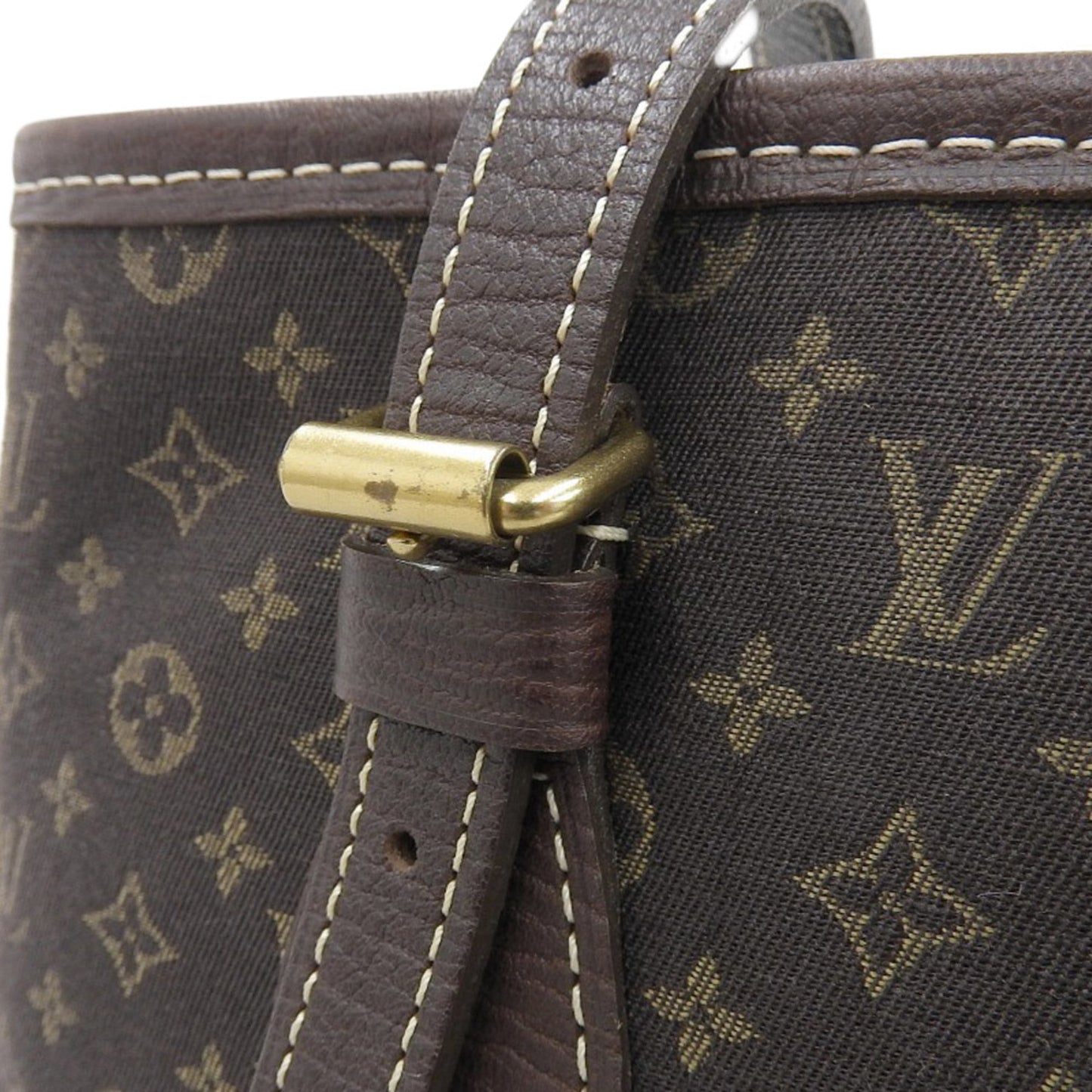 Louis Vuitton Ebene Monogram Mini Lin Handbag Shoulder Bag