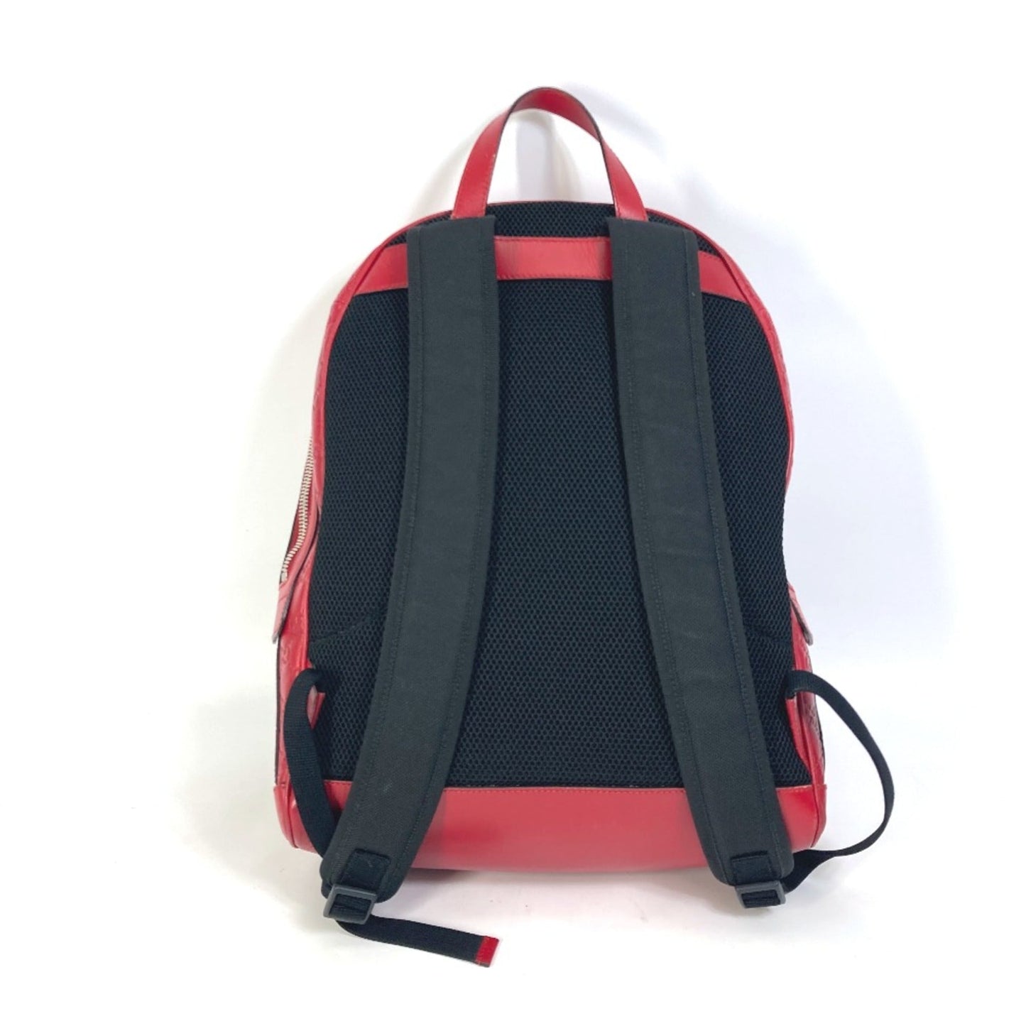 Gucci Red Leather Backpack
